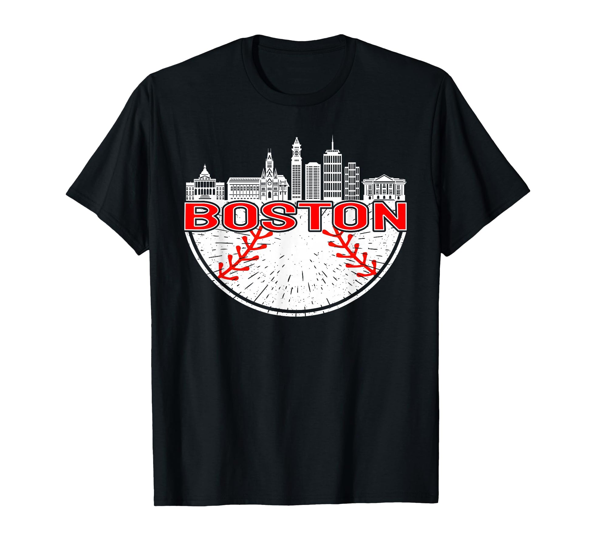 Boston Baseball And T-Shirt - Novelty Apparel Unisex - T-Shirt, Sweatshirt, Hoodie