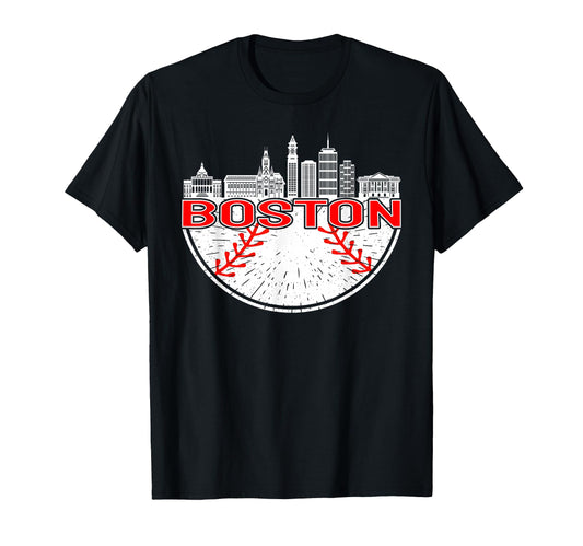 Boston Baseball And T-Shirt - Novelty Apparel Unisex - T-Shirt, Sweatshirt, Hoodie
