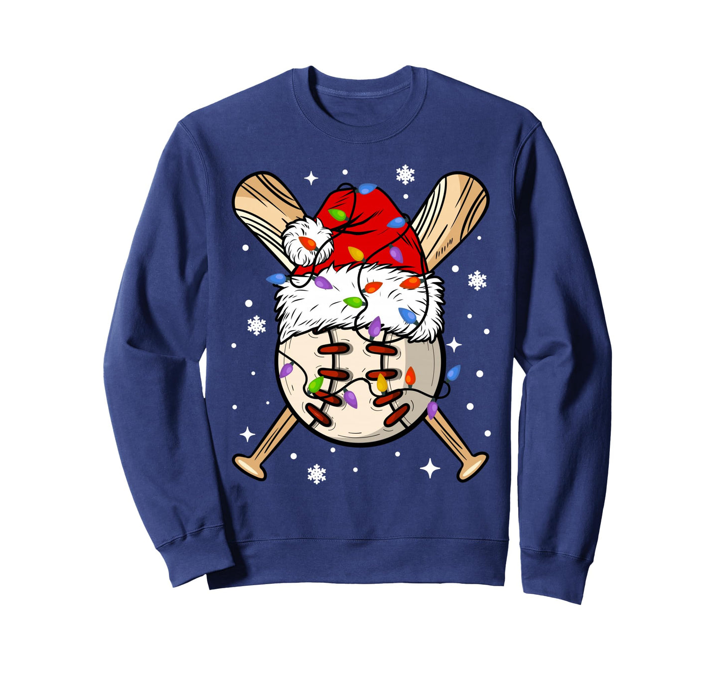Baseball Snowman Balls Snow Sweatshirt - Minimalist Print for Adults - T-Shirt, Sweatshirt, Hoodie