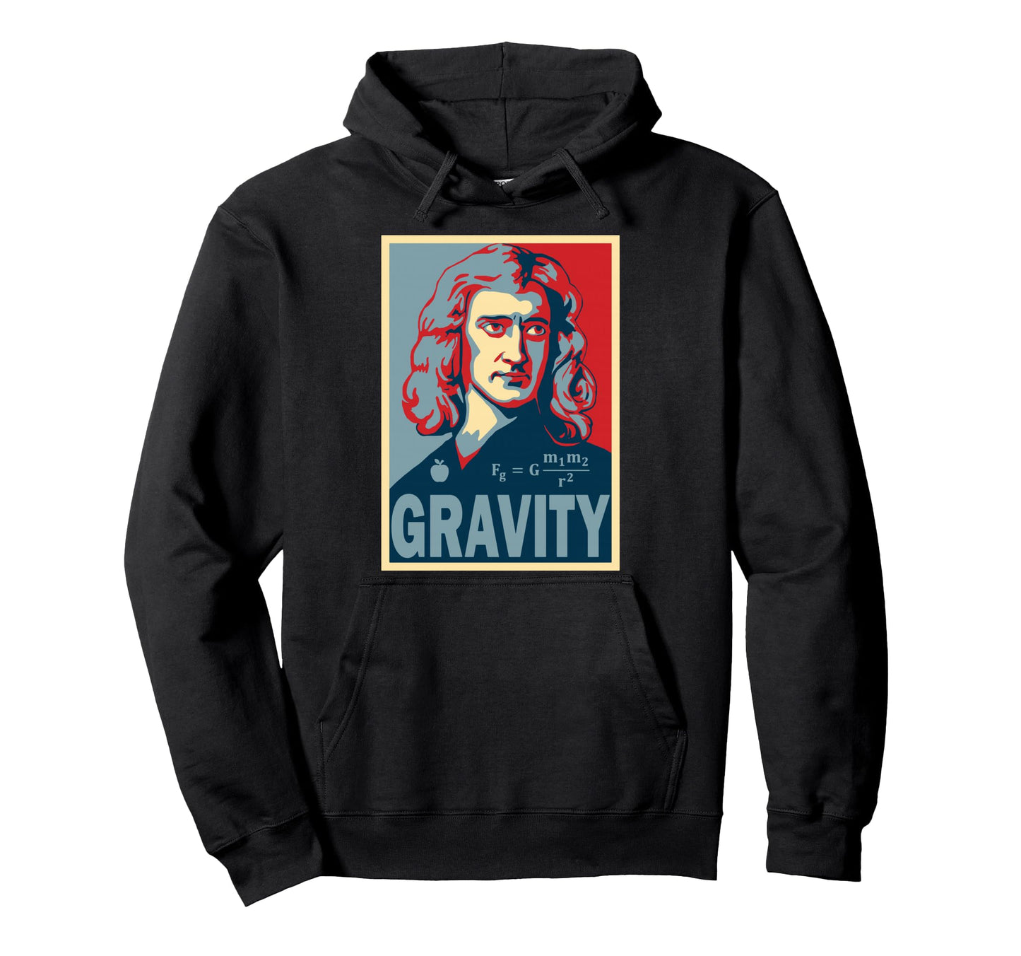 Isaac Newton Pop Art Hoodie - Streetwear Style for Adults - T-Shirt, Sweatshirt, Hoodie