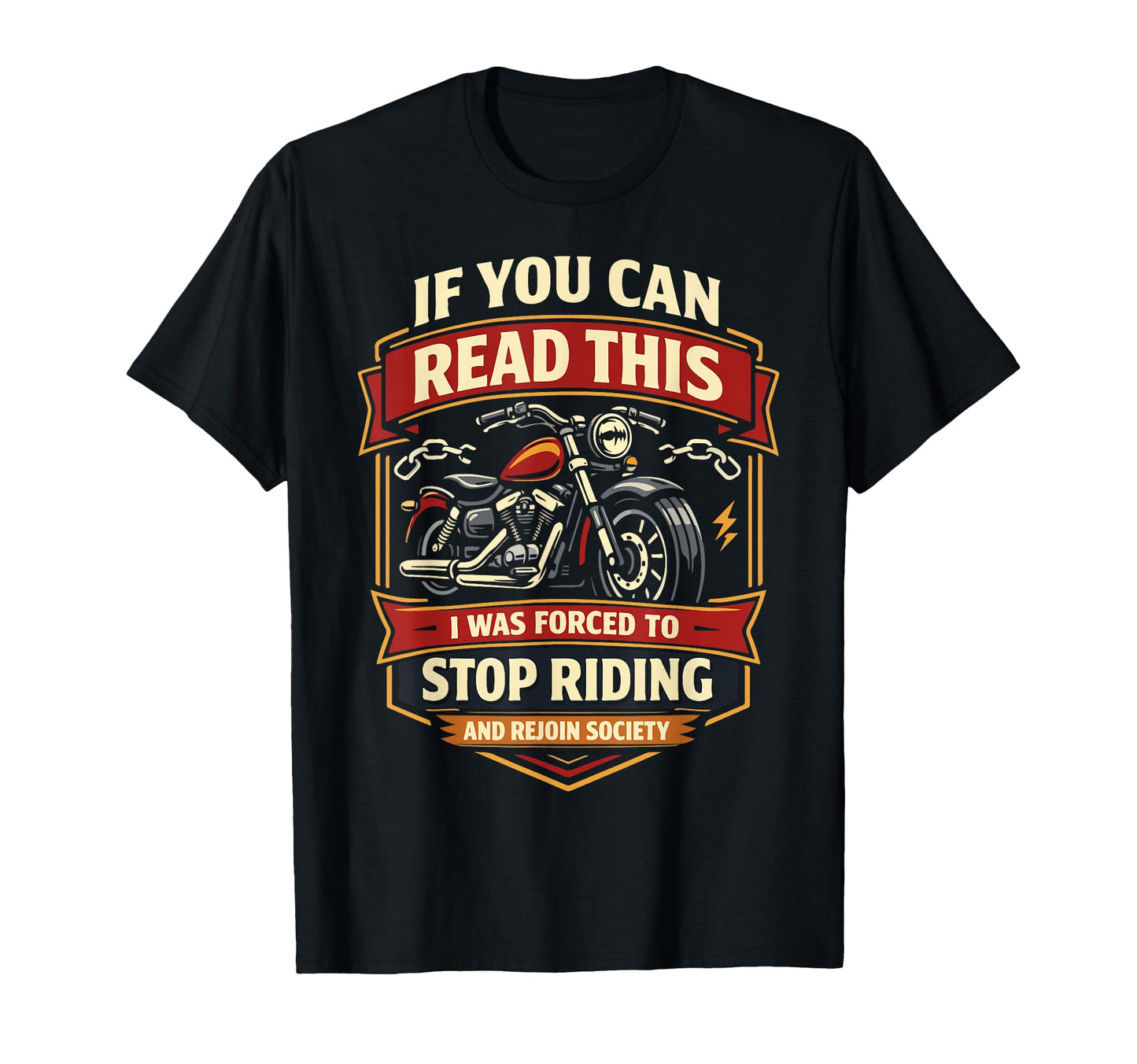 Motorcycle Biker If You Can Read This T-Shirt - Novelty Apparel Men Women - T-Shirt, Sweatshirt, Hoodie