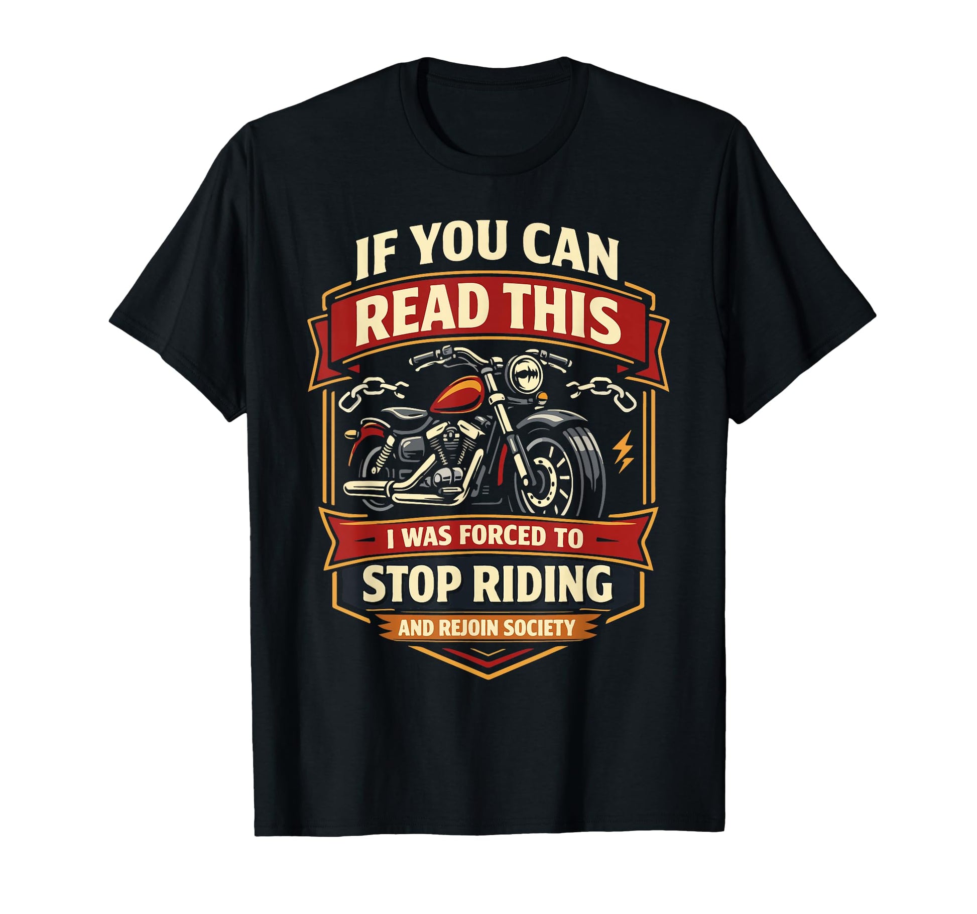 Motorcycle Biker If You Can Read This T-Shirt - Novelty Apparel Men Women - T-Shirt, Sweatshirt, Hoodie