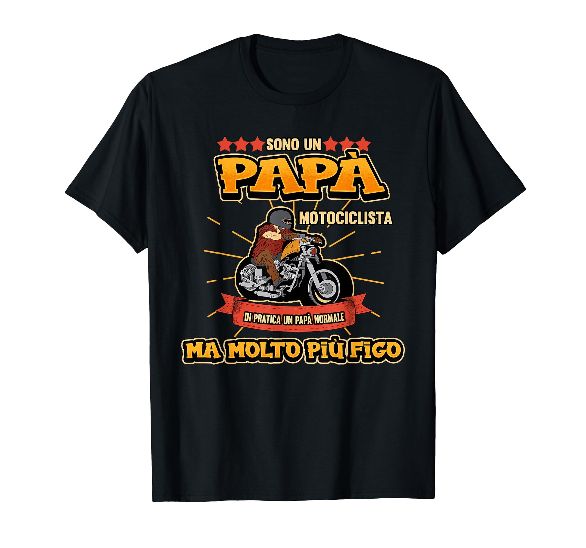 I Am Biker Dad Basically Normal T-Shirt - Casual Everyday Wear for Adults - T-Shirt, Sweatshirt, Hoodie
