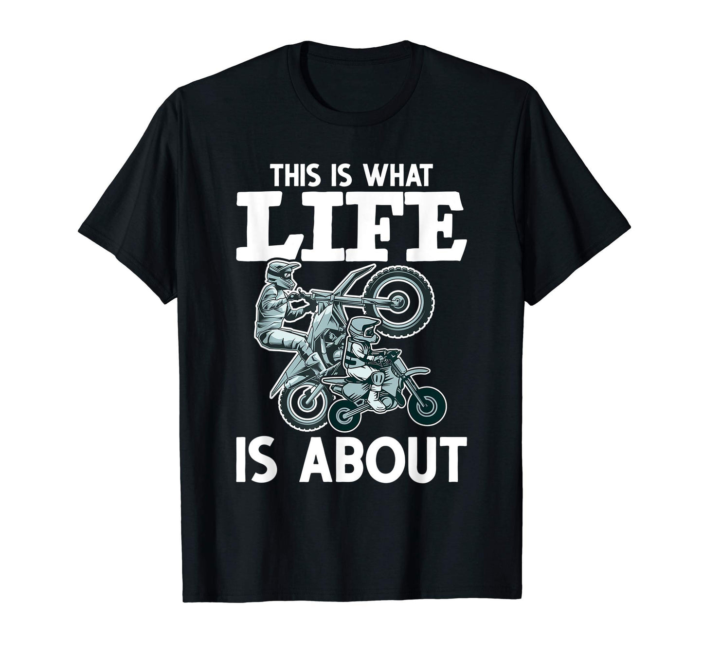 Motocross Family Father And Son T-Shirt - Casual Everyday Wear for Adults - T-Shirt, Sweatshirt, Hoodie