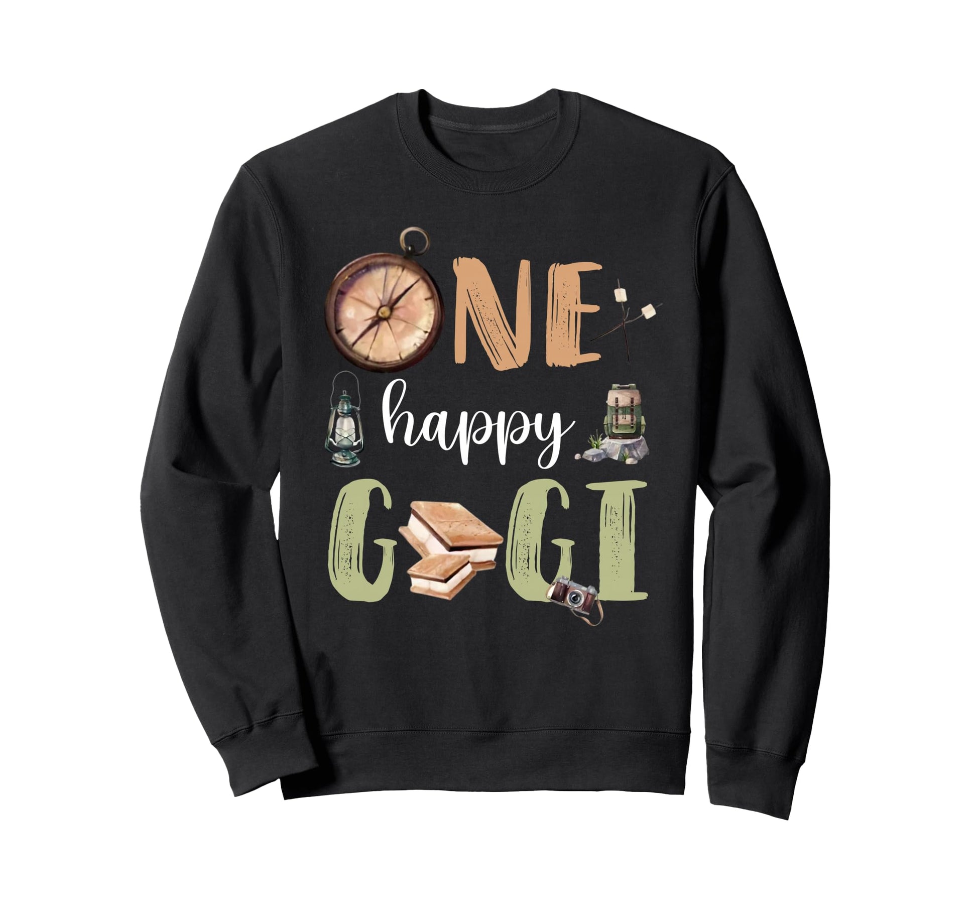 One Happy Gigi Camper 1St Birthday Sweatshirt - Novelty Apparel for Adults - T-Shirt, Sweatshirt, Hoodie