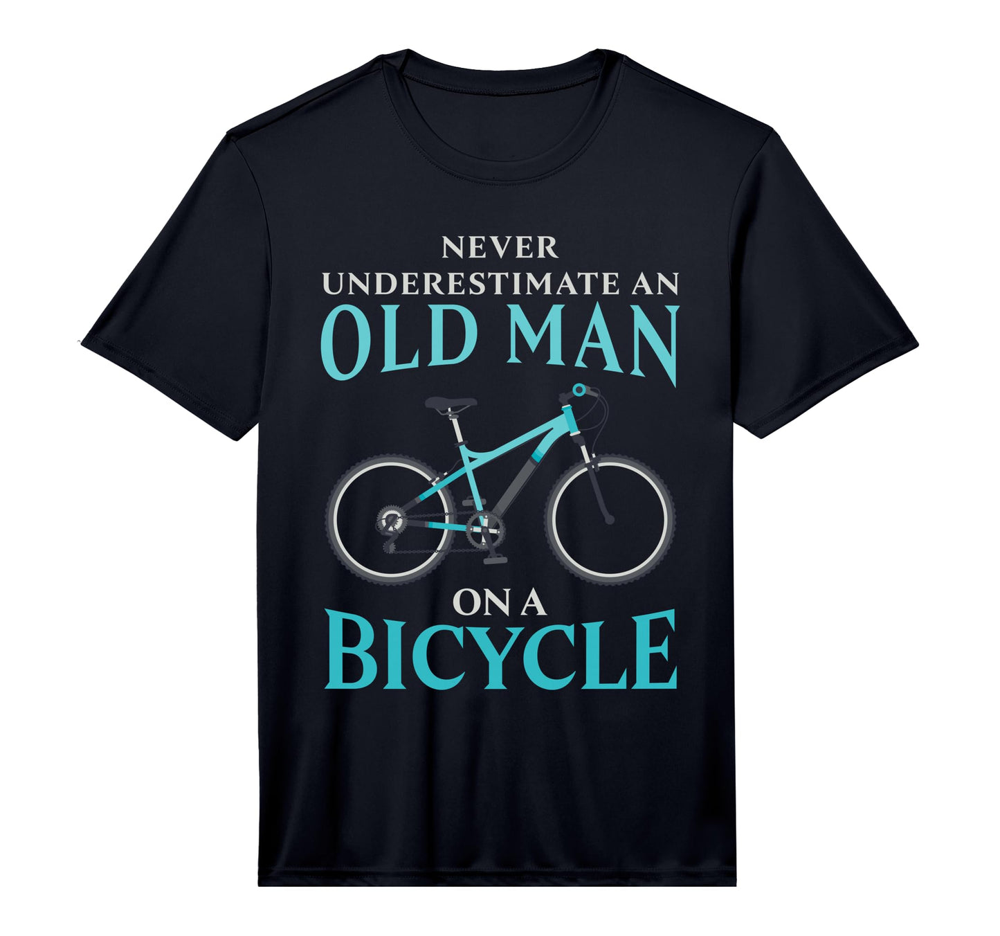 Mens Old Bicycle Funny Cycling Cycle Gift T-Shirt - Graphic Print Unisex - T-Shirt, Sweatshirt, Hoodie