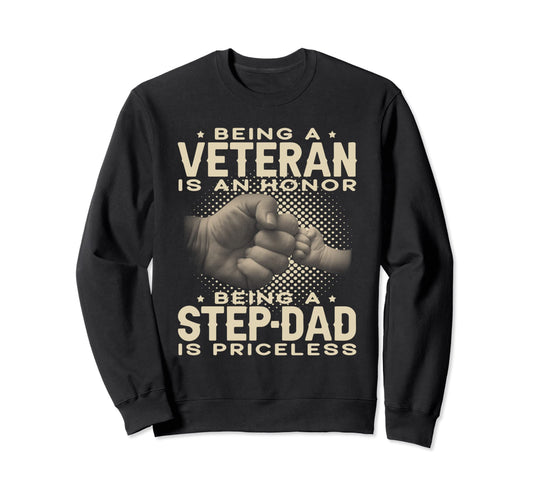 Being Veteran Is Honor Being Sweatshirt - Aesthetic Graphic for Adults - T-Shirt, Sweatshirt, Hoodie
