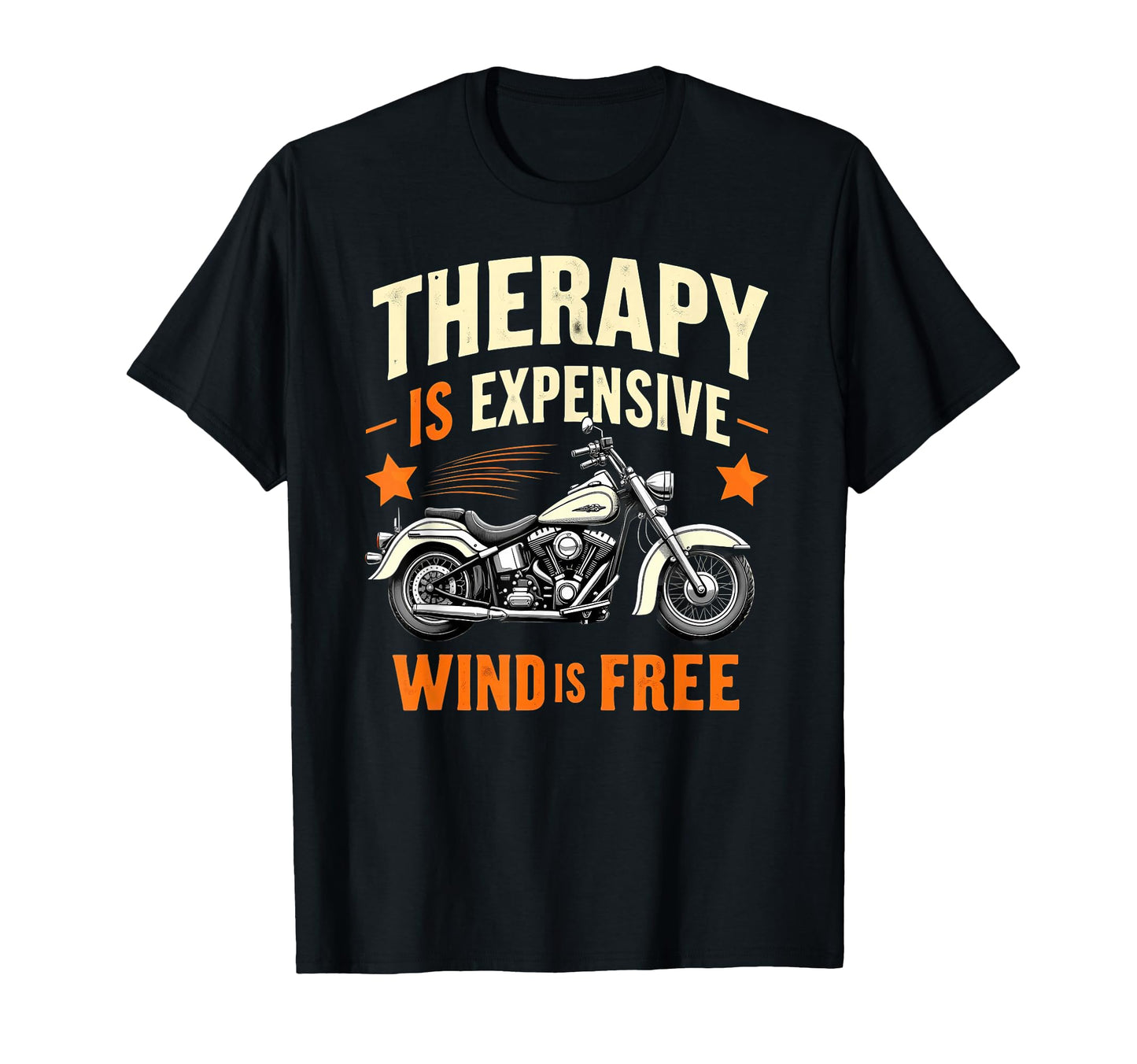 Motorcycle Rider Therapy Is Expensive T-Shirt - Aesthetic Graphic Unisex - T-Shirt, Sweatshirt, Hoodie
