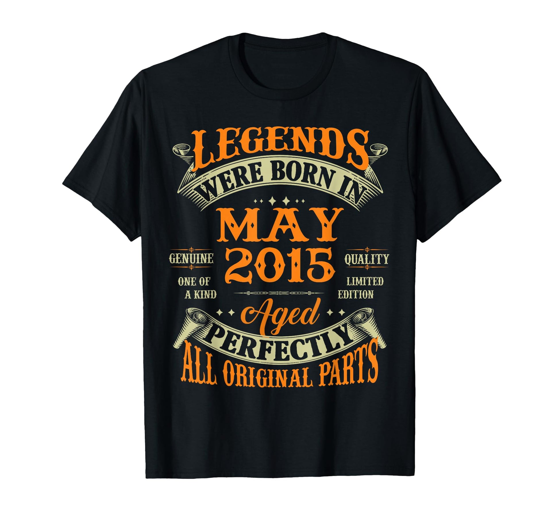 11Th Birthday Gift Legend Born May 2015 T-Shirt - Novelty Apparel Unisex - T-Shirt, Sweatshirt, Hoodie
