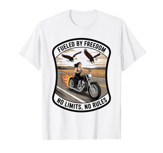Biker Motorbiker Motorcyclist Dirt T-Shirt - Custom Art Print Men Women - T-Shirt, Sweatshirt, Hoodie