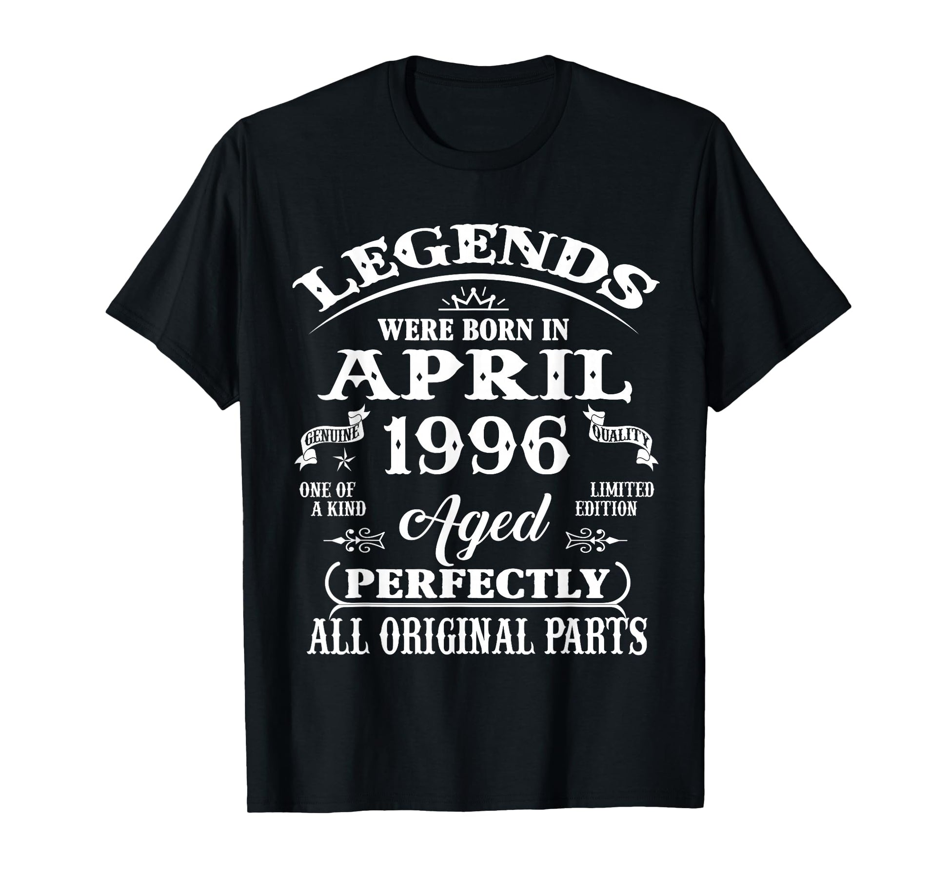 30Th Birthday Gift Legend Born April T-Shirt - Trendy Graphic for Adults - T-Shirt, Sweatshirt, Hoodie