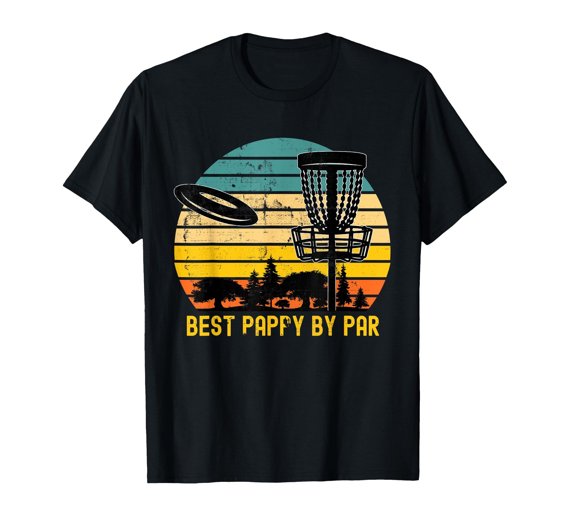 Disc Golf Dad Present Best Pappy Par T-Shirt - Minimalist Print Unisex - T-Shirt, Sweatshirt, Hoodie
