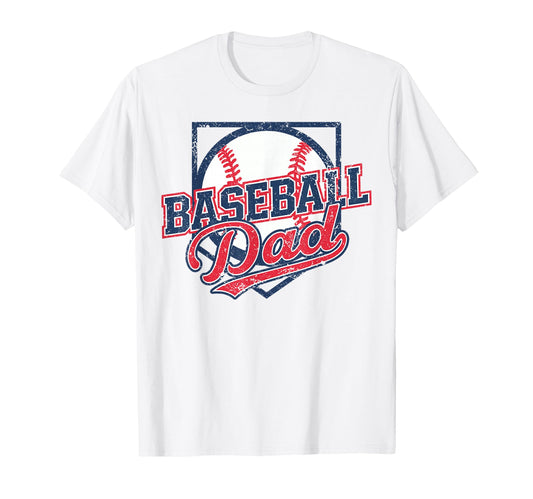 Baseball Dad Fathers Day Mens Baseball T-Shirt - Fun Novelty Design Unisex - T-Shirt, Sweatshirt, Hoodie
