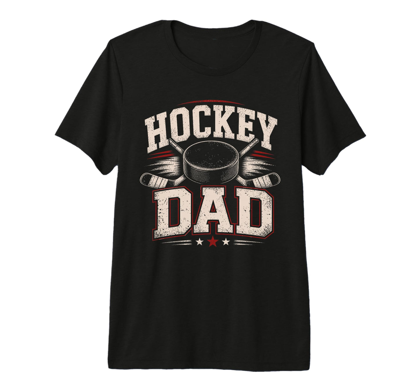 Hockey Dad Sports Dad Tri Blend T-Shirt - Novelty Apparel Men Women - T-Shirt, Sweatshirt, Hoodie