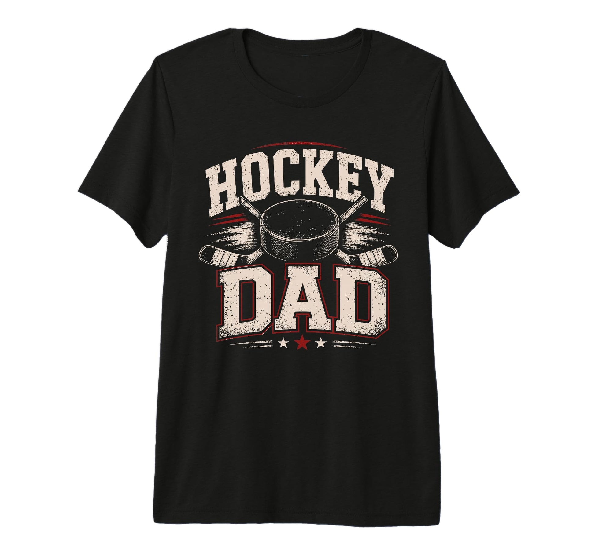 Hockey Dad Sports Dad Tri Blend T-Shirt - Novelty Apparel Men Women - T-Shirt, Sweatshirt, Hoodie