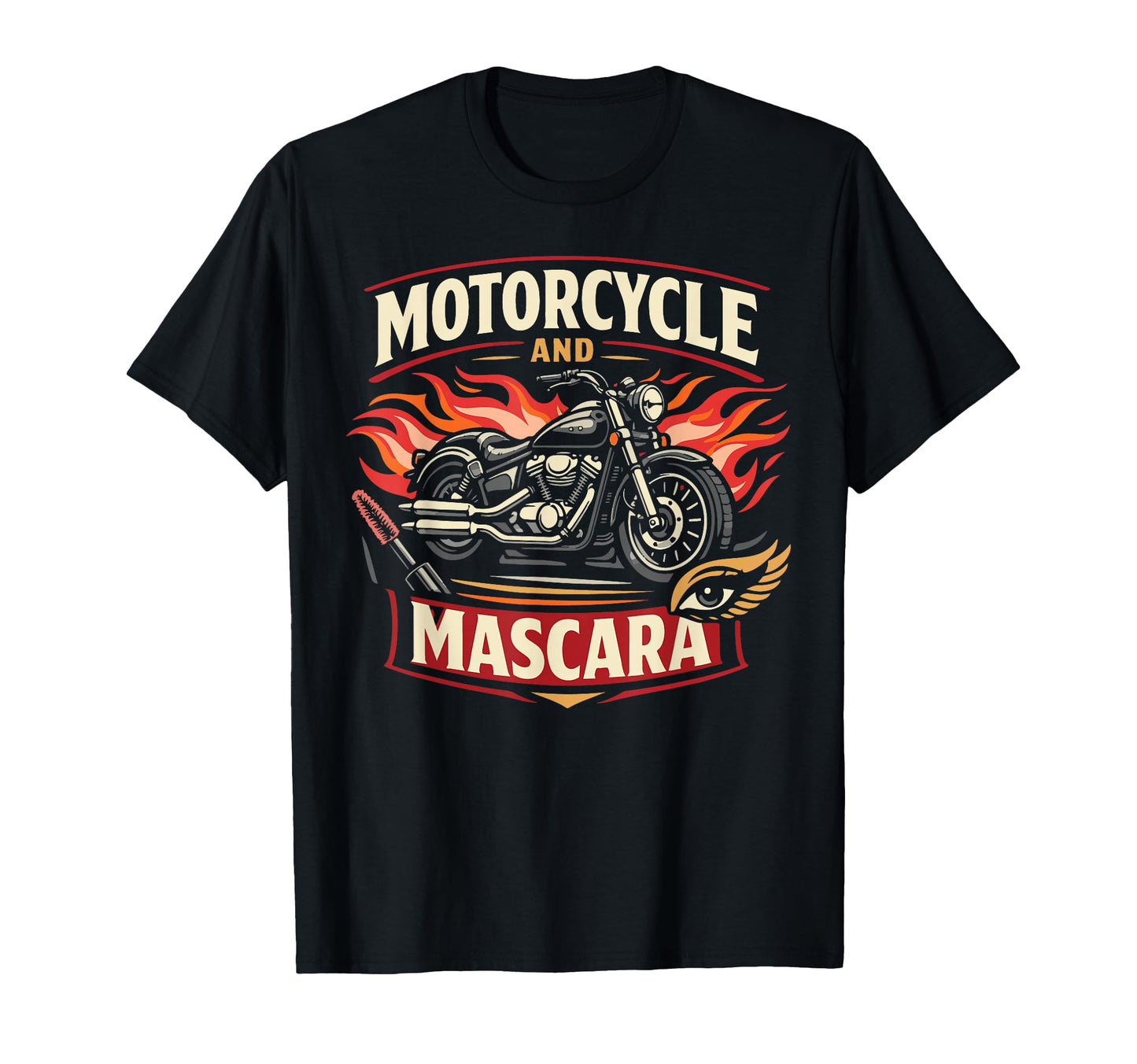 Motorcycle Biker Female T-Shirt - Fun Novelty Design for Adults - T-Shirt, Sweatshirt, Hoodie