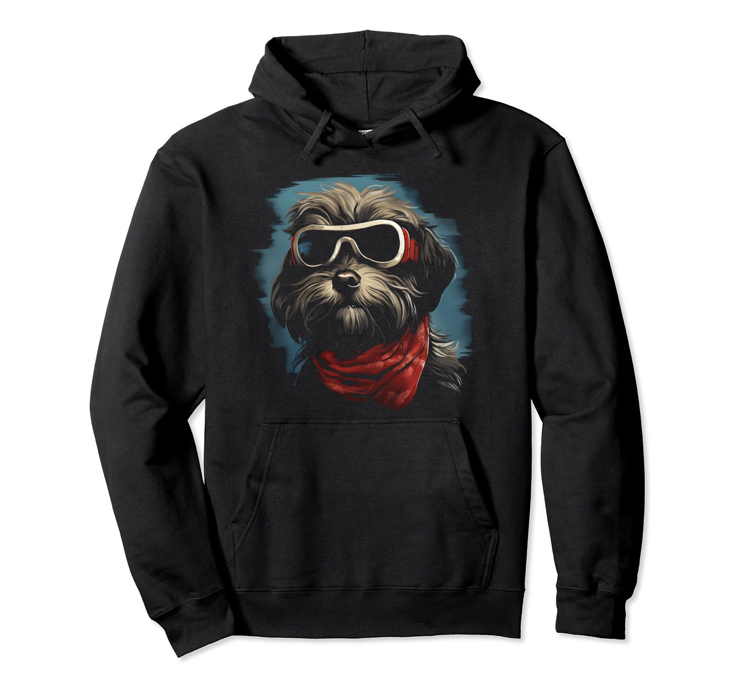 Motorcycle Dad Biker Dog Funny Hoodie - Custom Art Print Men Women - T-Shirt, Sweatshirt, Hoodie