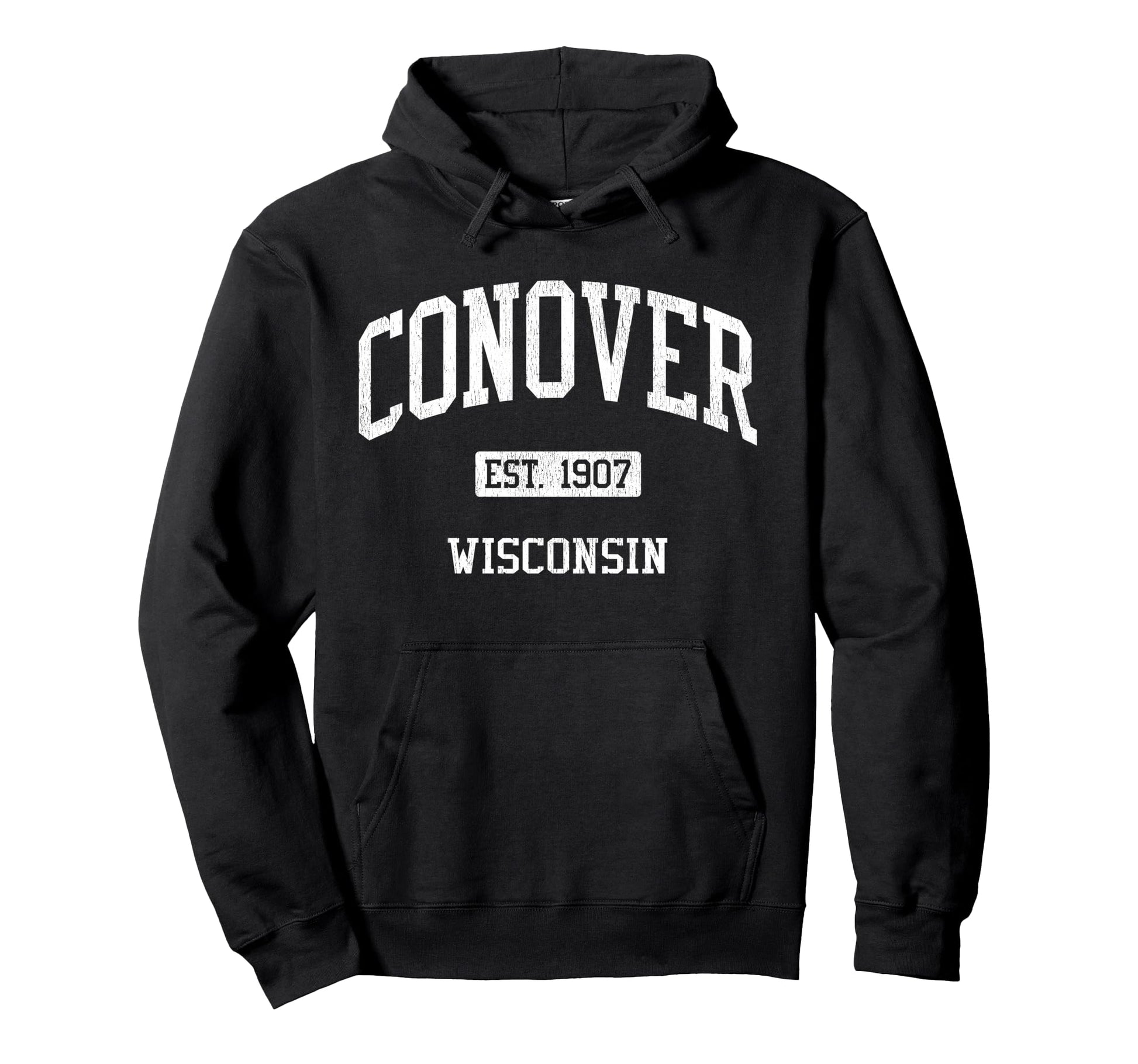 Conover Wisconsin Wi Js04 Athletic Hoodie - Aesthetic Graphic for Adults - T-Shirt, Sweatshirt, Hoodie