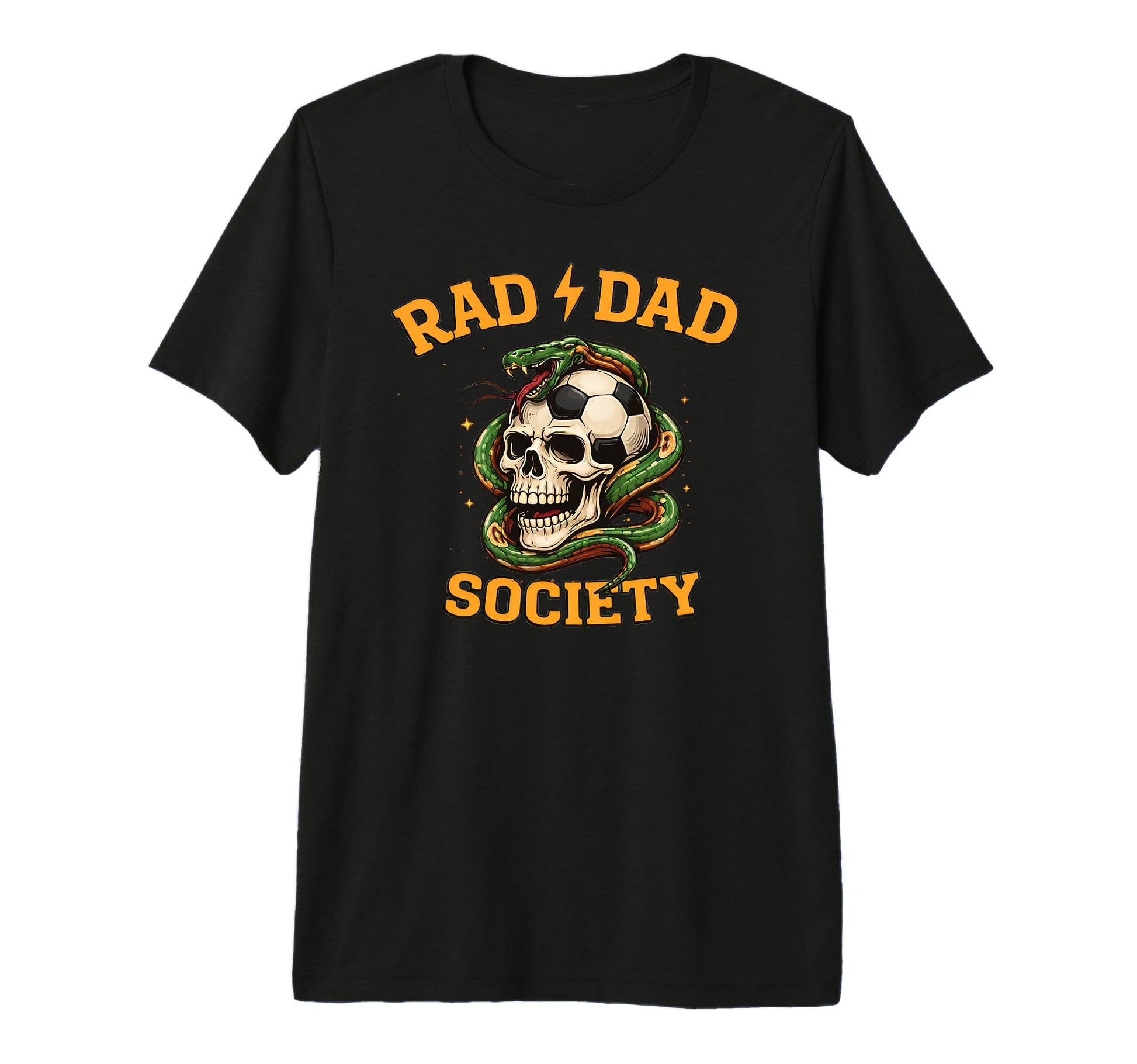 Soccer Father Rad Dad Society Gameday T-Shirt - Unique Graphic for Adults - T-Shirt, Sweatshirt, Hoodie