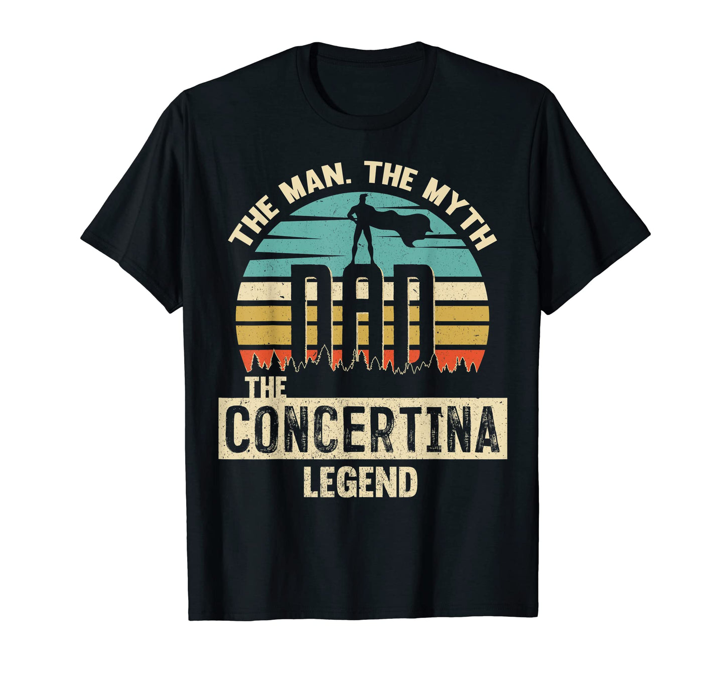 Myth Legend Dad Concertina T-Shirt - Graphic Print Men Women - T-Shirt, Sweatshirt, Hoodie
