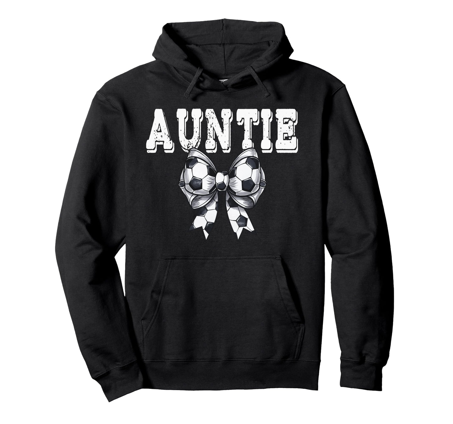 Coquette Soccer Bow Mom Sister Hoodie - Casual Everyday Wear Men Women - T-Shirt, Sweatshirt, Hoodie