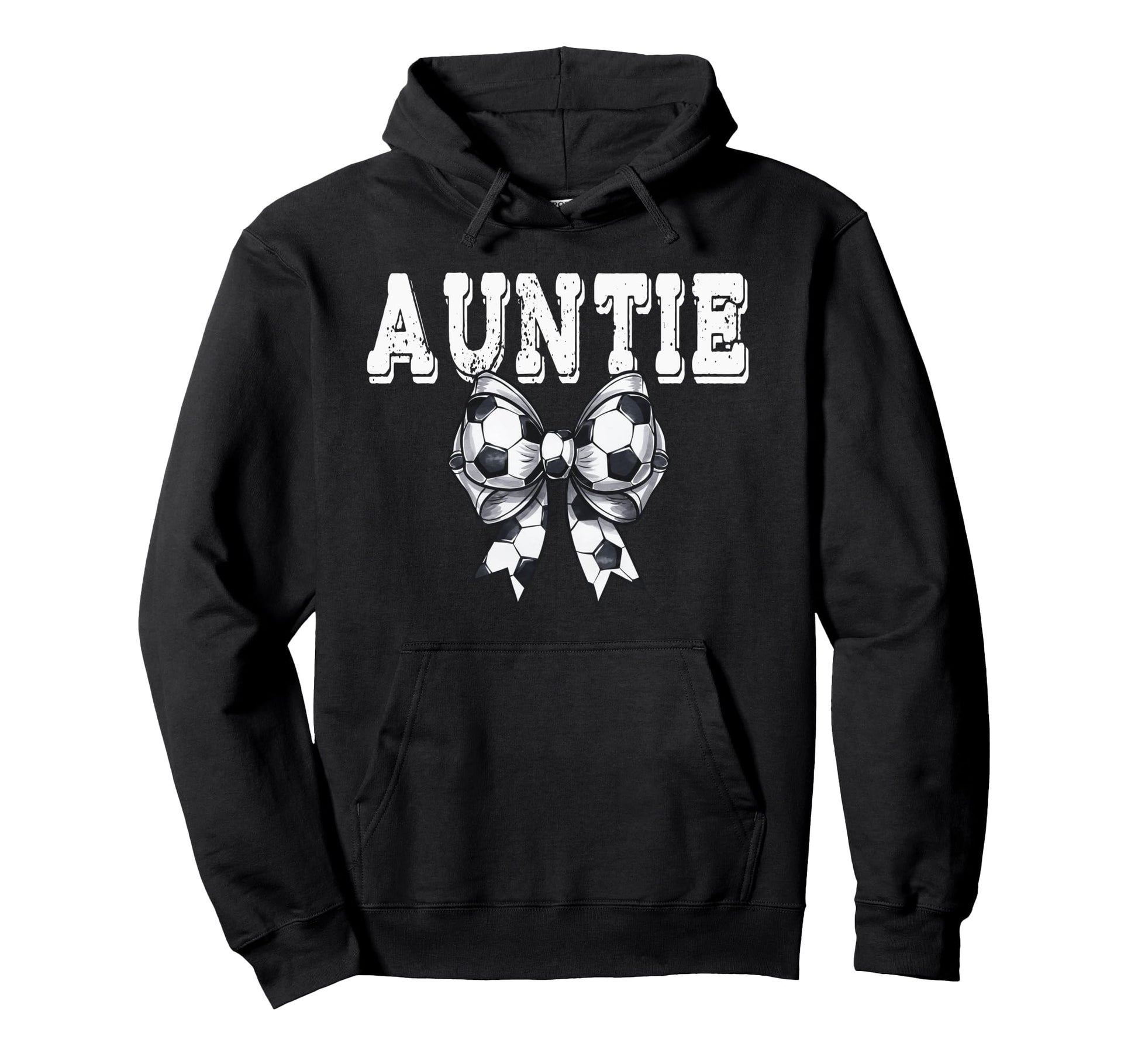Coquette Soccer Bow Mom Sister Hoodie - Casual Everyday Wear Men Women - T-Shirt, Sweatshirt, Hoodie