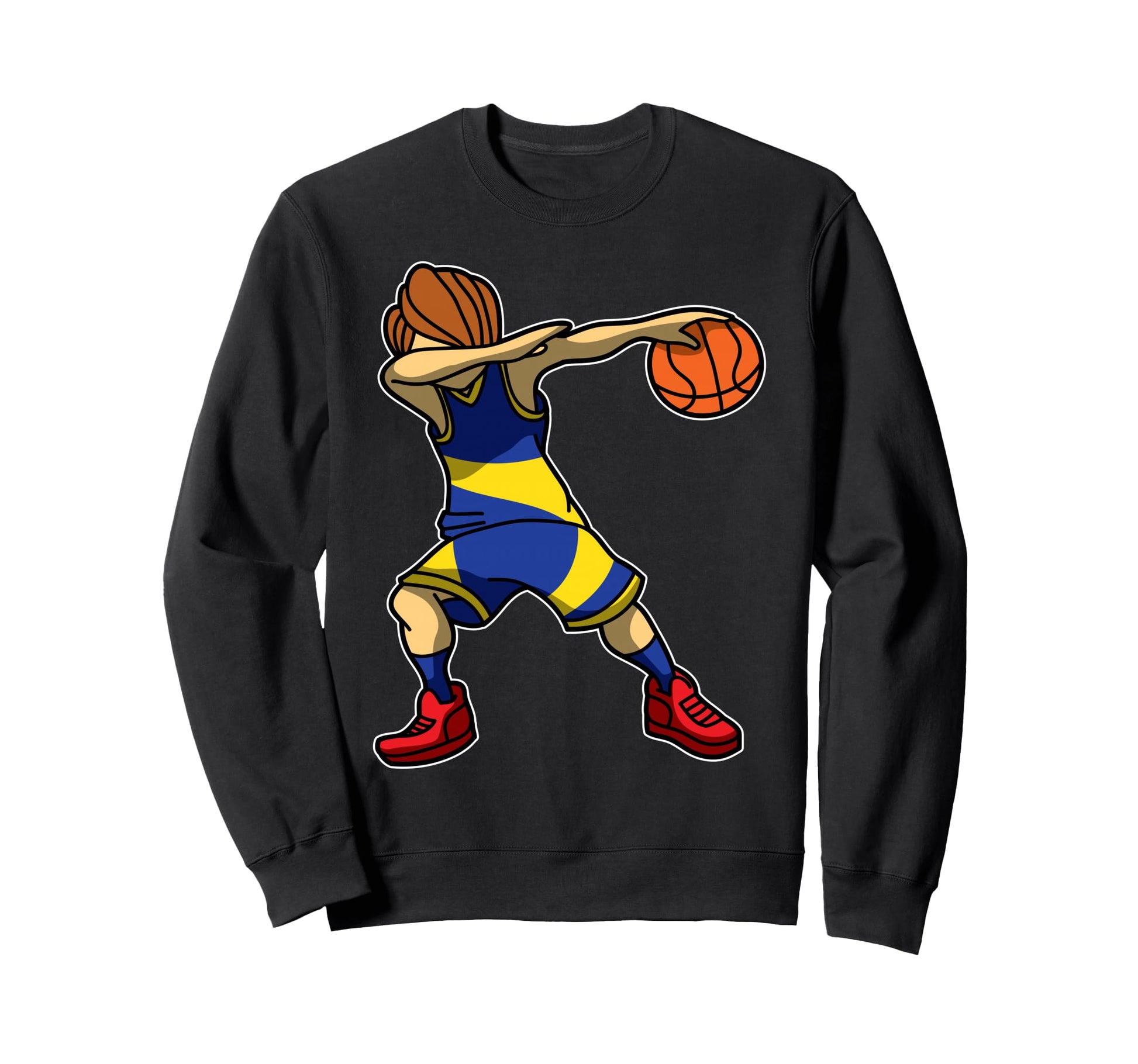 Dabbing Basketball Player Sports Gift Sweatshirt - Aesthetic Graphic Unisex - T-Shirt, Sweatshirt, Hoodie