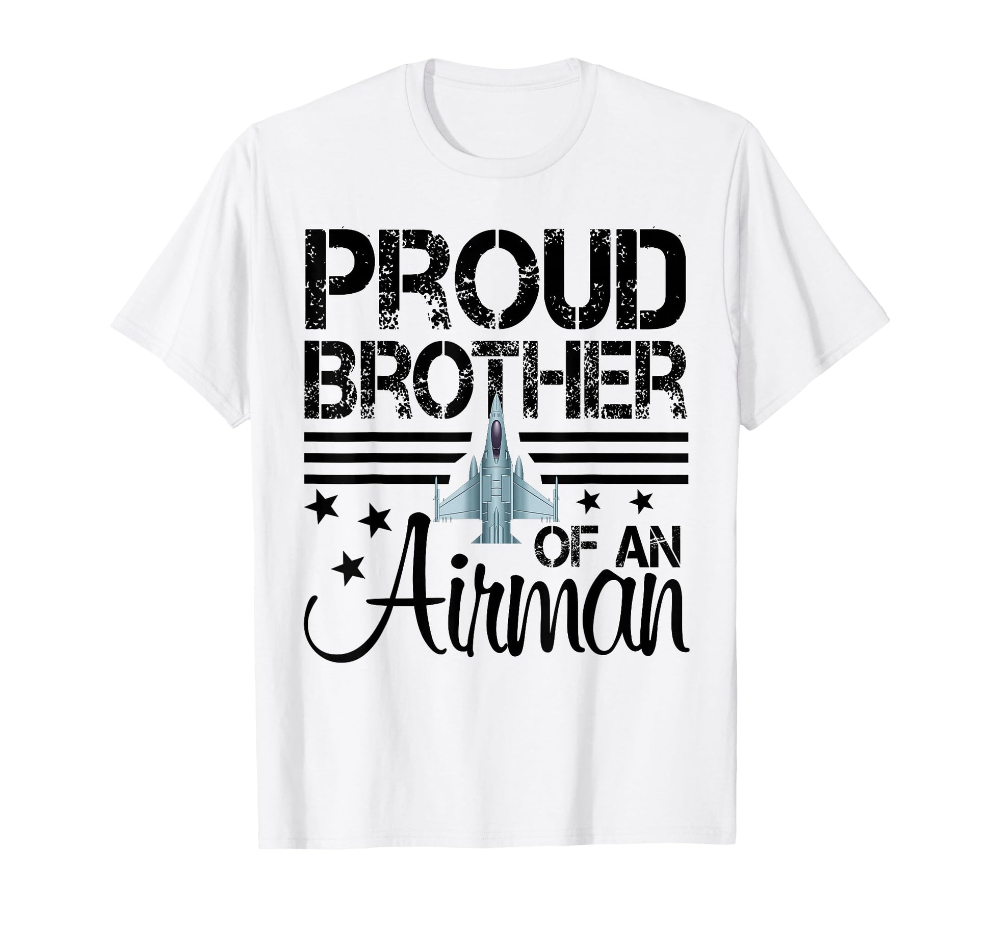 Proud Brother Airman Jet Plane Pilot T-Shirt - Trendy Graphic for Adults - T-Shirt, Sweatshirt, Hoodie