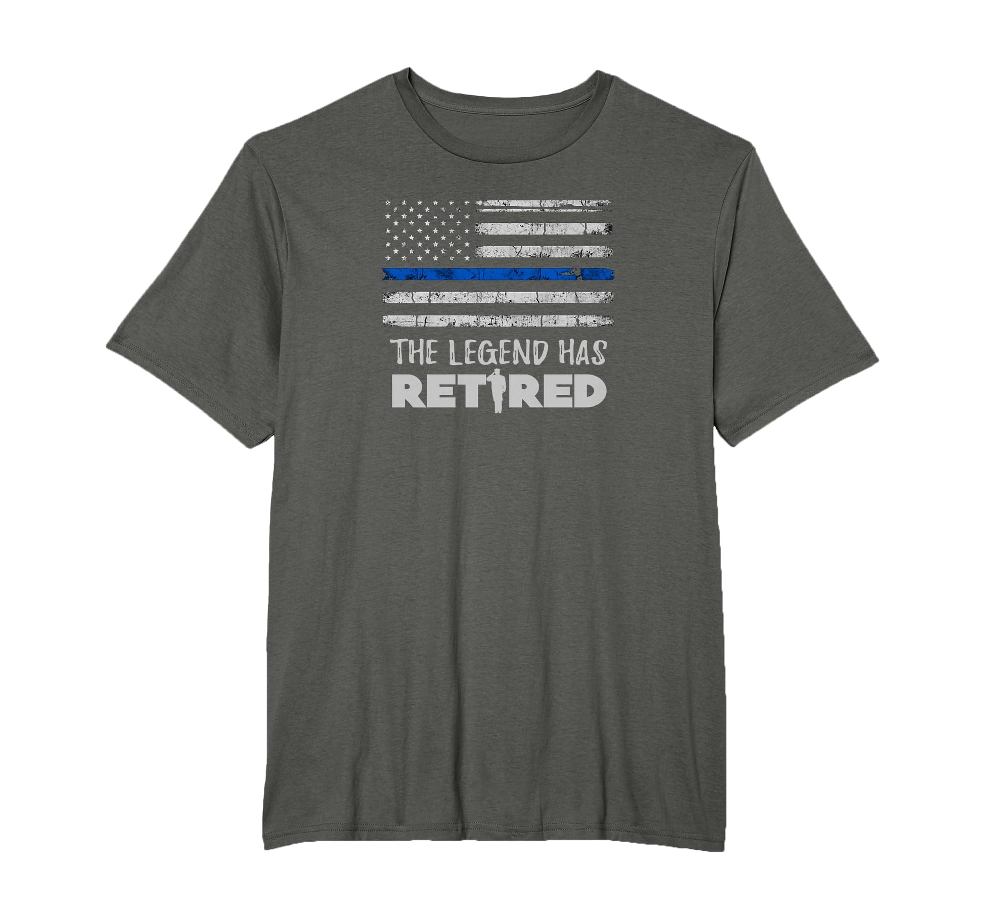Legend Has Retired Police Officer T-Shirt - Novelty Apparel Men Women - T-Shirt, Sweatshirt, Hoodie