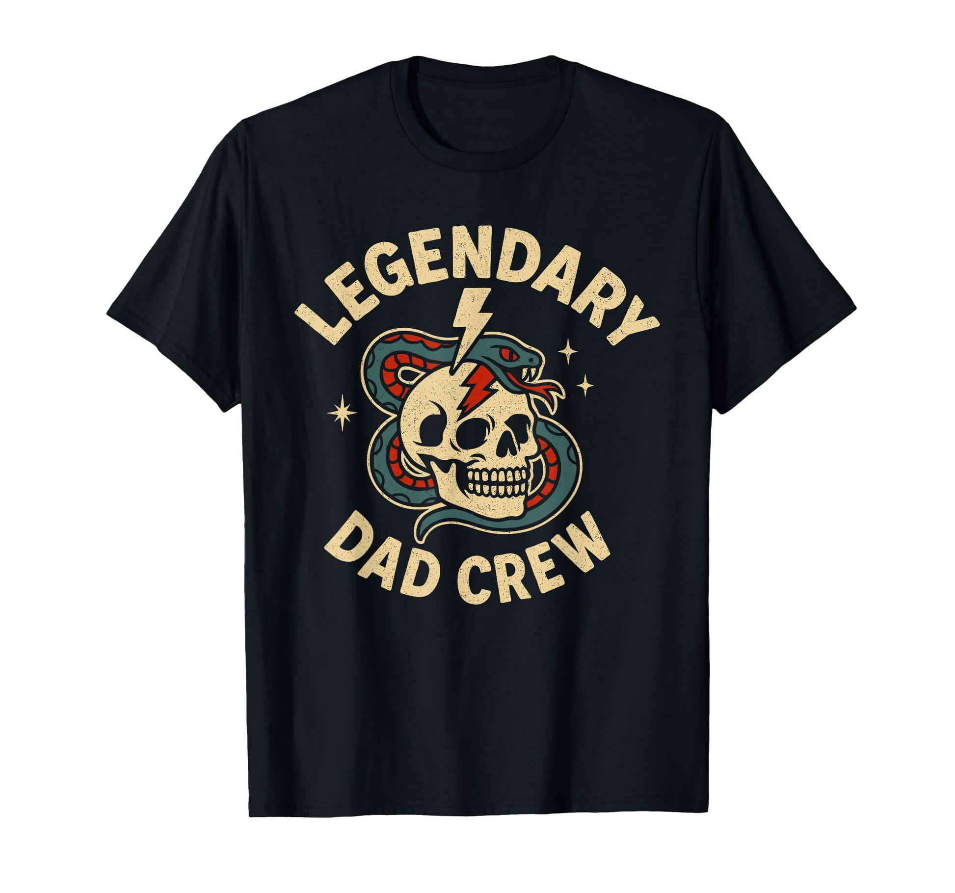 Legendary Dad Crew Best Papa Ever T-Shirt - Streetwear Style for Adults - T-Shirt, Sweatshirt, Hoodie