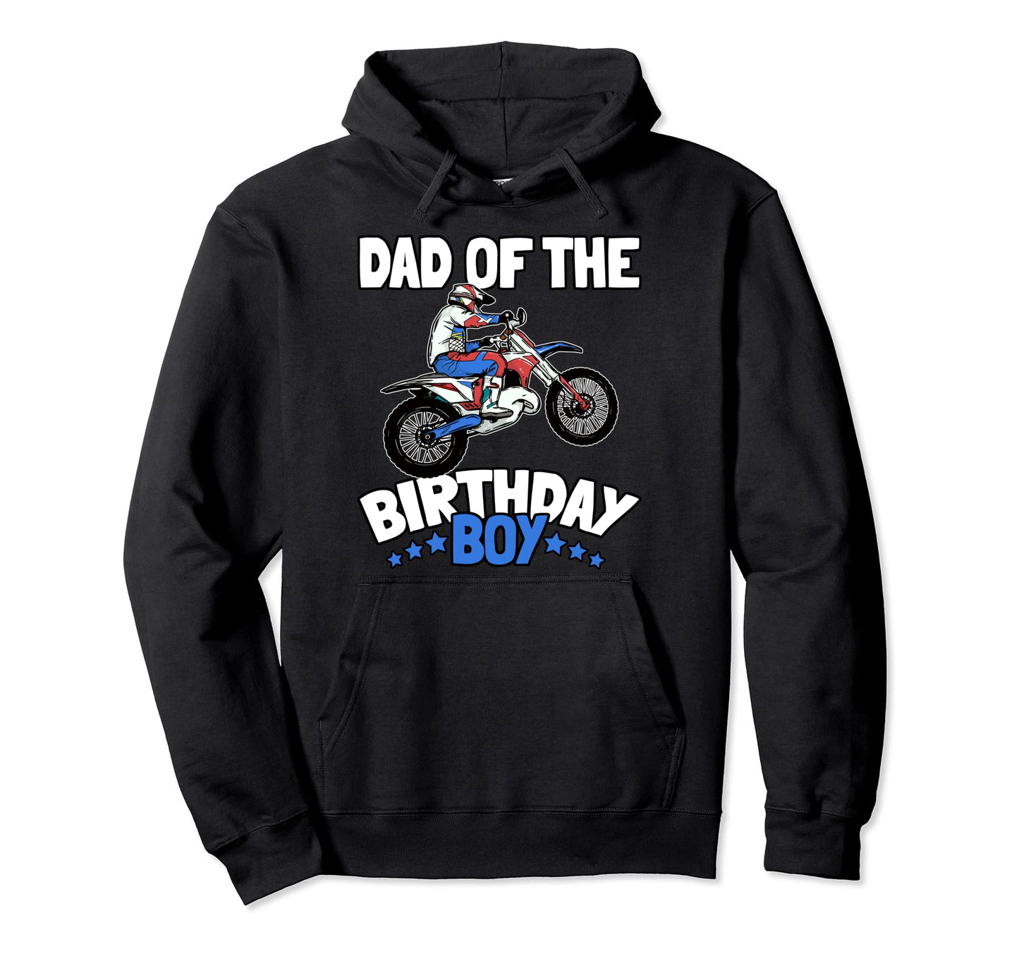 Dad Birthday Funny Dirt Bike Hoodie - Aesthetic Graphic Men Women - T-Shirt, Sweatshirt, Hoodie