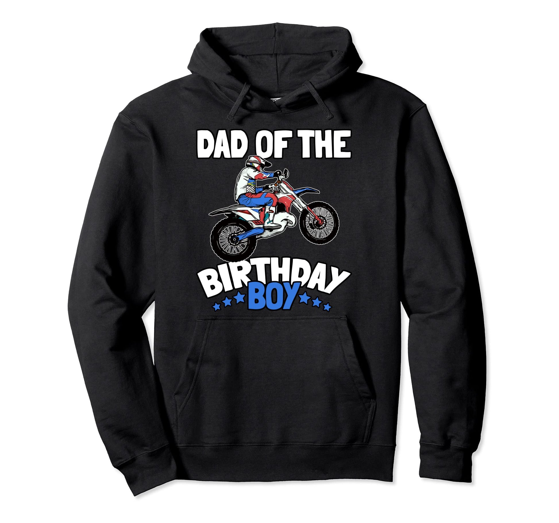 Dad Birthday Funny Dirt Bike Hoodie - Aesthetic Graphic Men Women - T-Shirt, Sweatshirt, Hoodie
