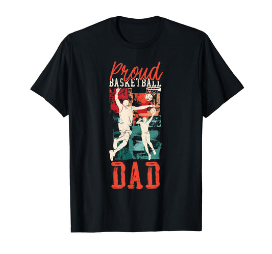 Basketball Bball Dad Family Matching T-Shirt - Custom Art Print for Adults - T-Shirt, Sweatshirt, Hoodie