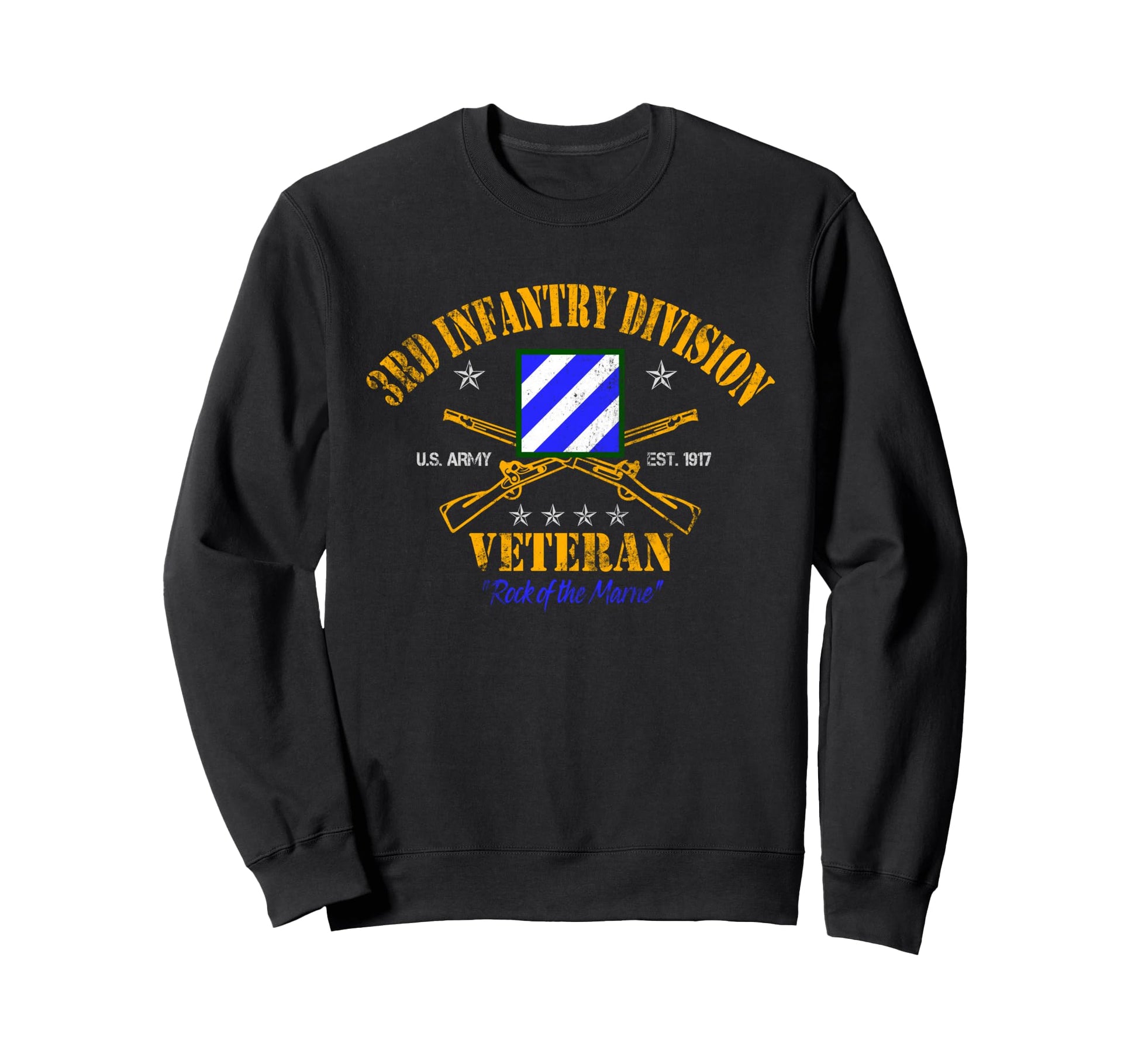 3Rd Infantry Division Veteran Sweatshirt - Casual Everyday Wear for Adults - T-Shirt, Sweatshirt, Hoodie