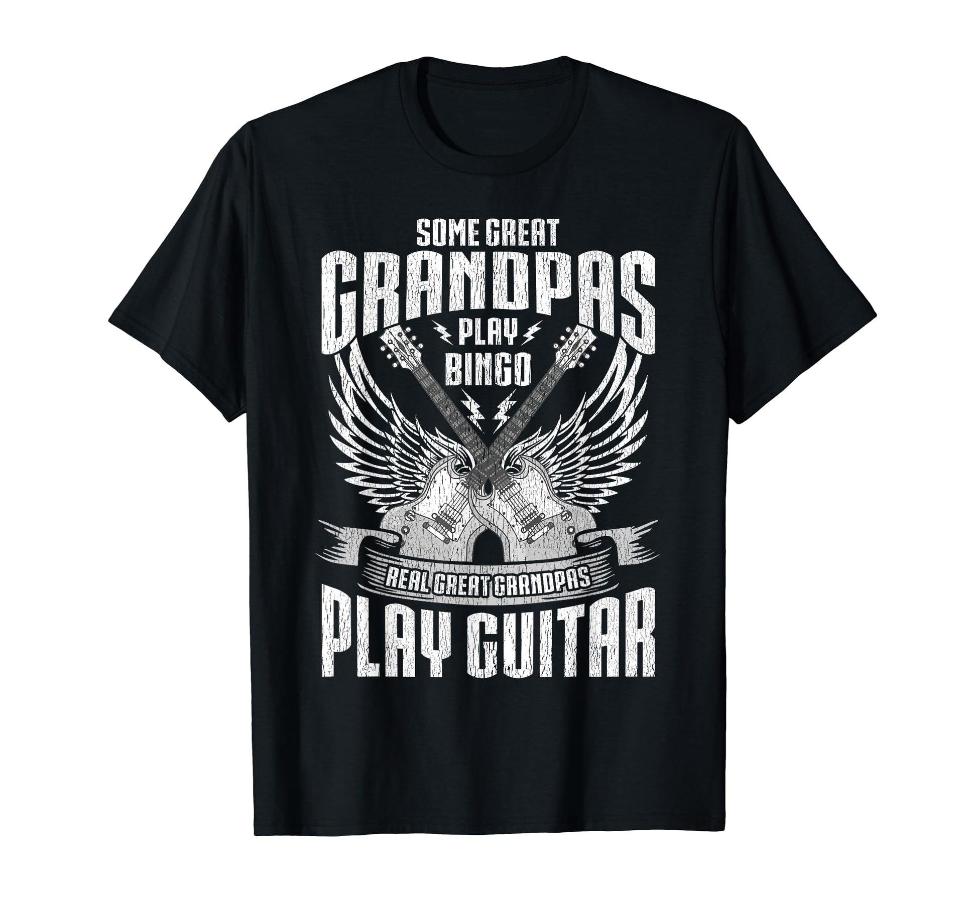Great Grandpa Grandfather Guitar T-Shirt - Trendy Graphic Men Women - T-Shirt, Sweatshirt, Hoodie