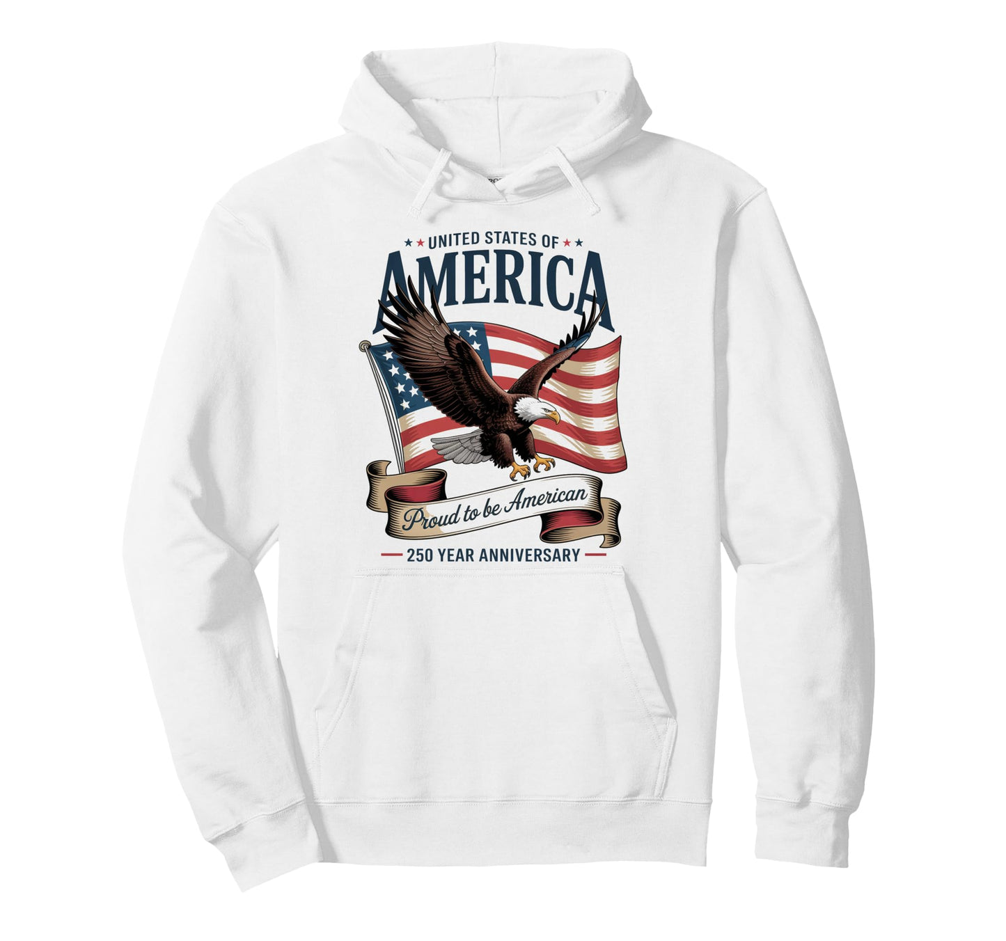 American Flag 4Th July Patriotic Usa Hoodie - Streetwear Style Men Women - T-Shirt, Sweatshirt, Hoodie