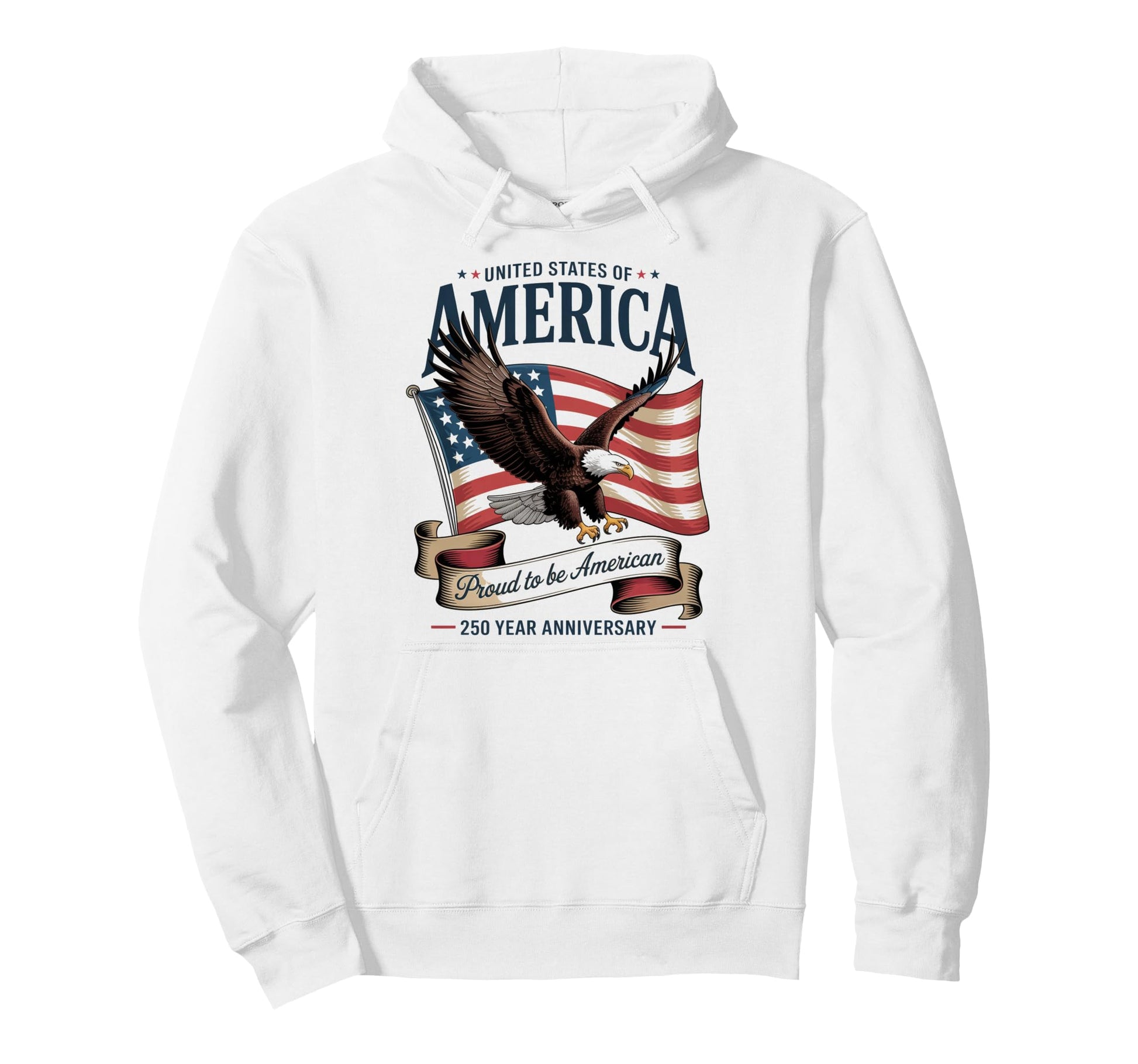 American Flag 4Th July Patriotic Usa Hoodie - Streetwear Style Men Women - T-Shirt, Sweatshirt, Hoodie