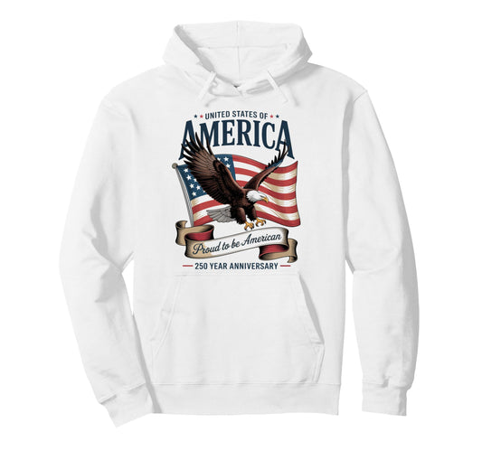 American Flag 4Th July Patriotic Usa Hoodie - Streetwear Style Men Women - T-Shirt, Sweatshirt, Hoodie