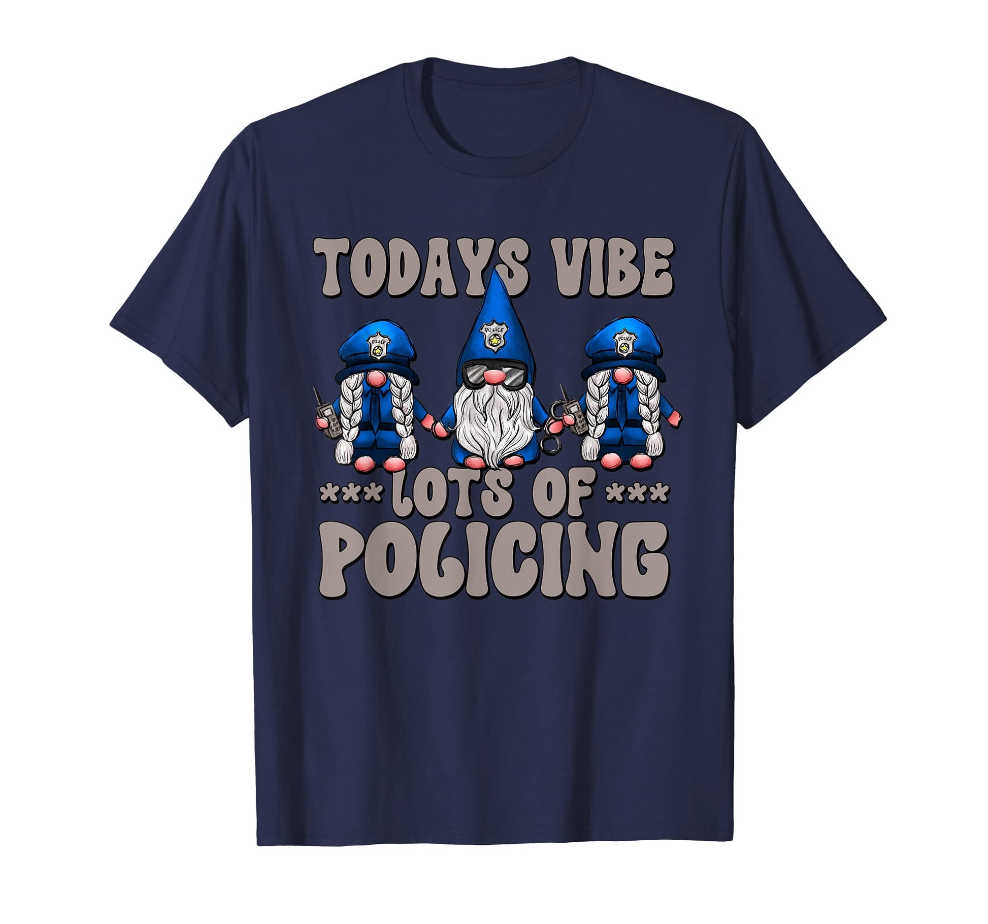 Funny Police Officer Dad And Police Mom T-Shirt - Custom Art Print Unisex - T-Shirt, Sweatshirt, Hoodie