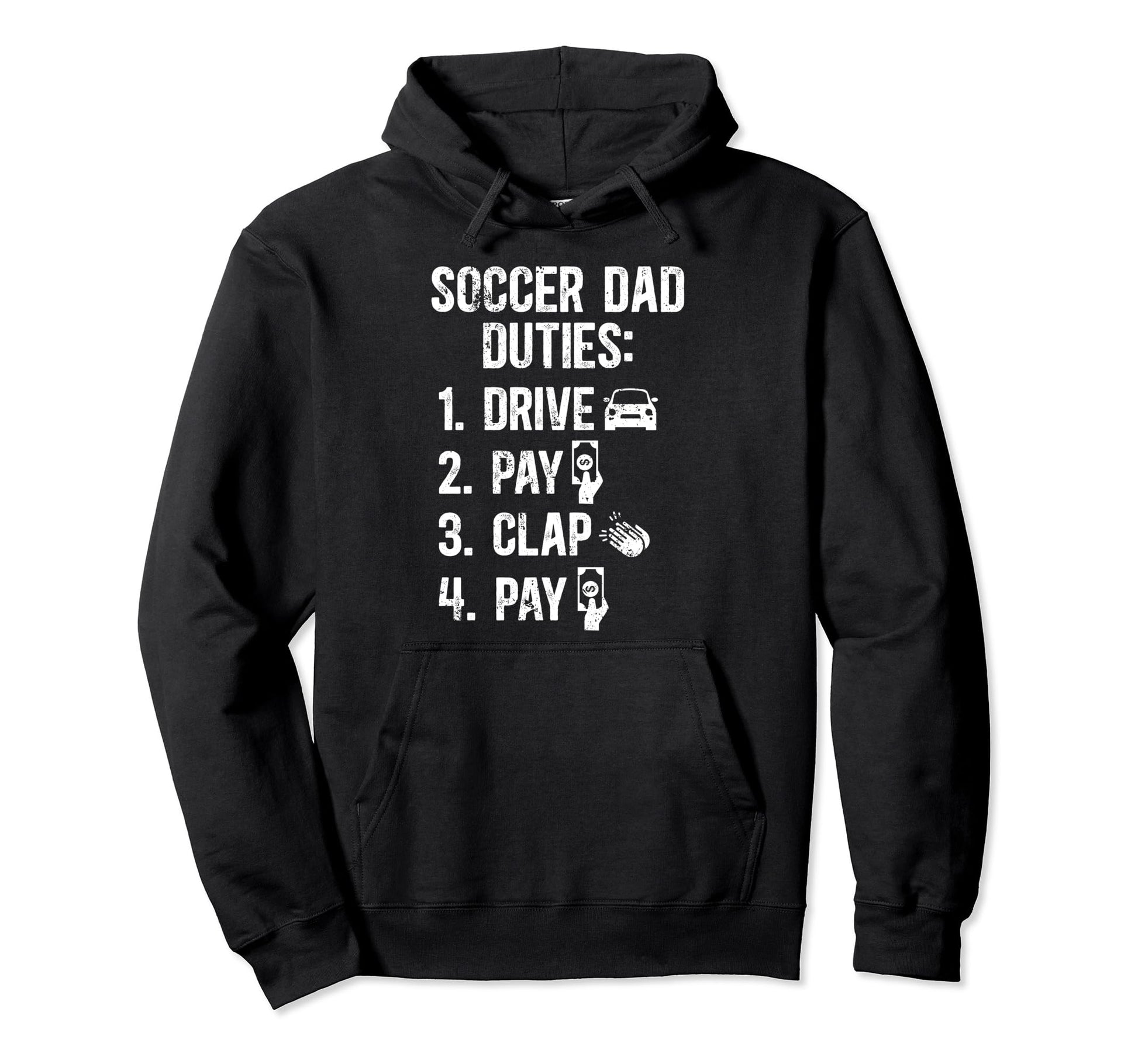Soccer Dad Duties Dad Soccer Player Dad Hoodie - Custom Art Print Unisex - T-Shirt, Sweatshirt, Hoodie