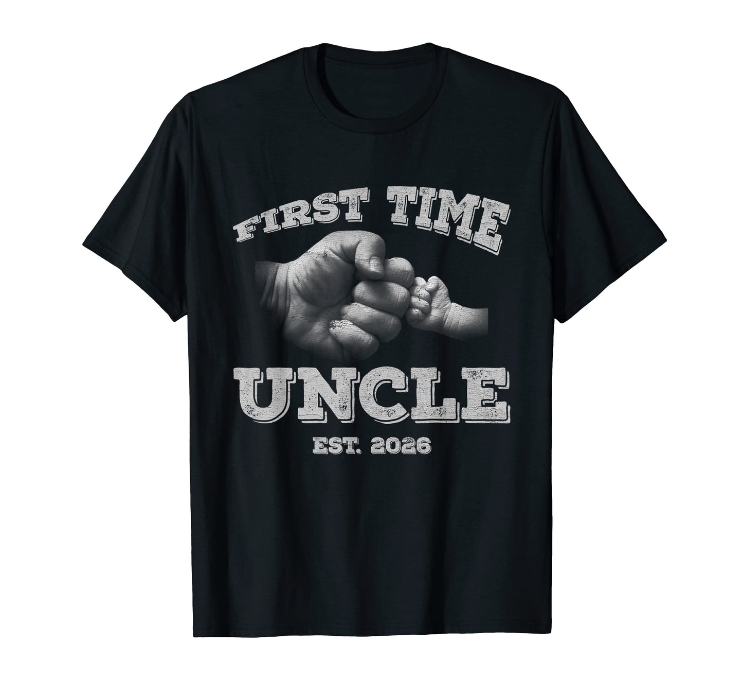 First Time Uncle 2026 Hand Dad Fathers T-Shirt - Unique Graphic Men Women - T-Shirt, Sweatshirt, Hoodie
