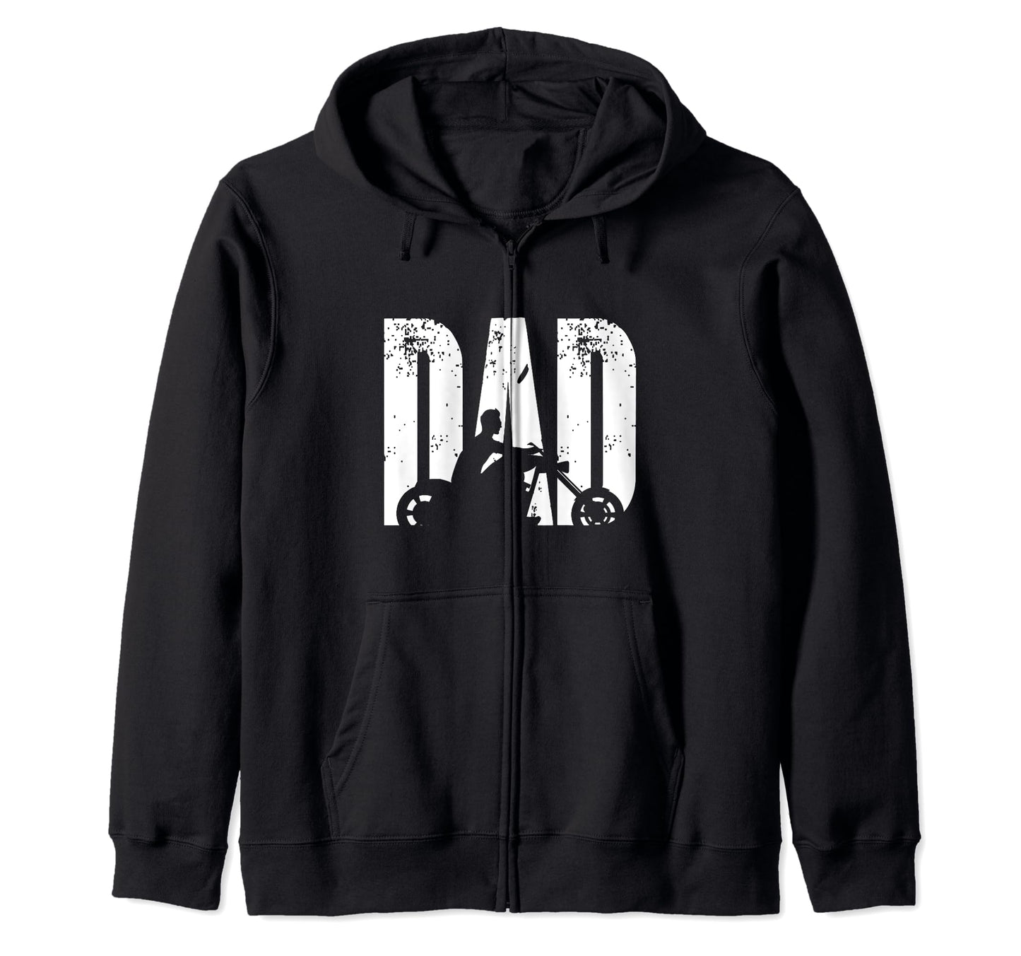 Motorcycle Biker Fathers Day Hoodie - Minimalist Print Unisex - T-Shirt, Sweatshirt, Hoodie