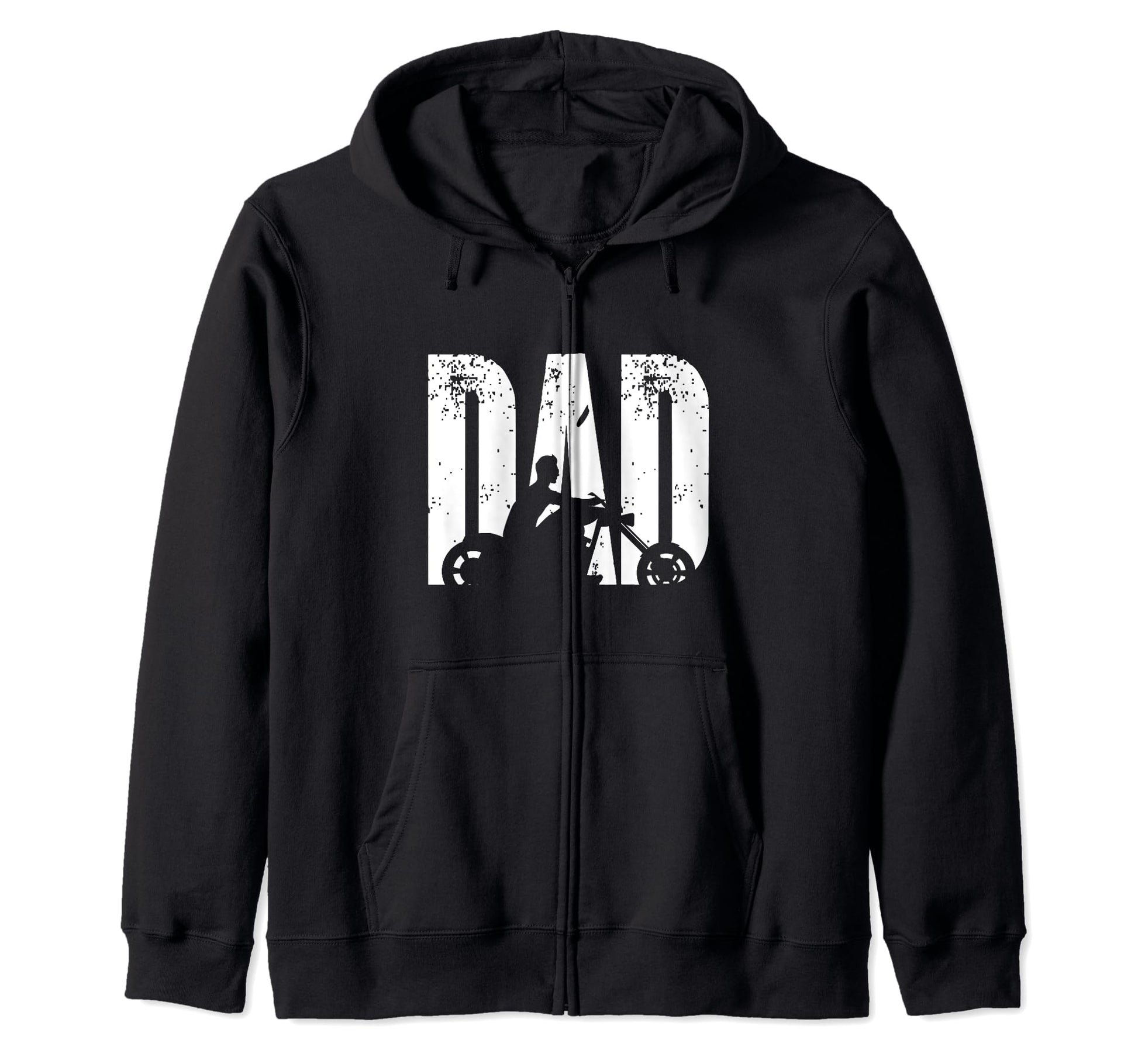Motorcycle Biker Fathers Day Hoodie - Minimalist Print Unisex - T-Shirt, Sweatshirt, Hoodie