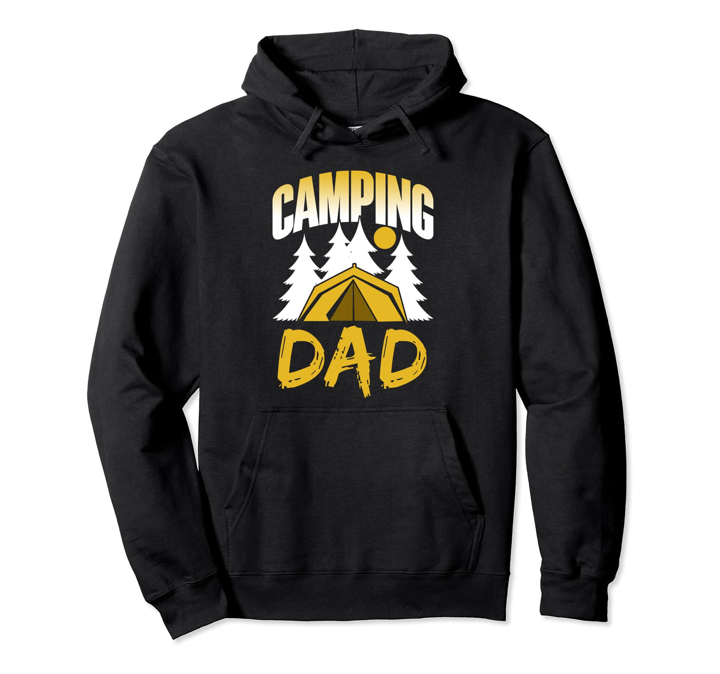 Camping Dad Campsite Campfire Camper Hoodie - Custom Art Print for Adults - T-Shirt, Sweatshirt, Hoodie