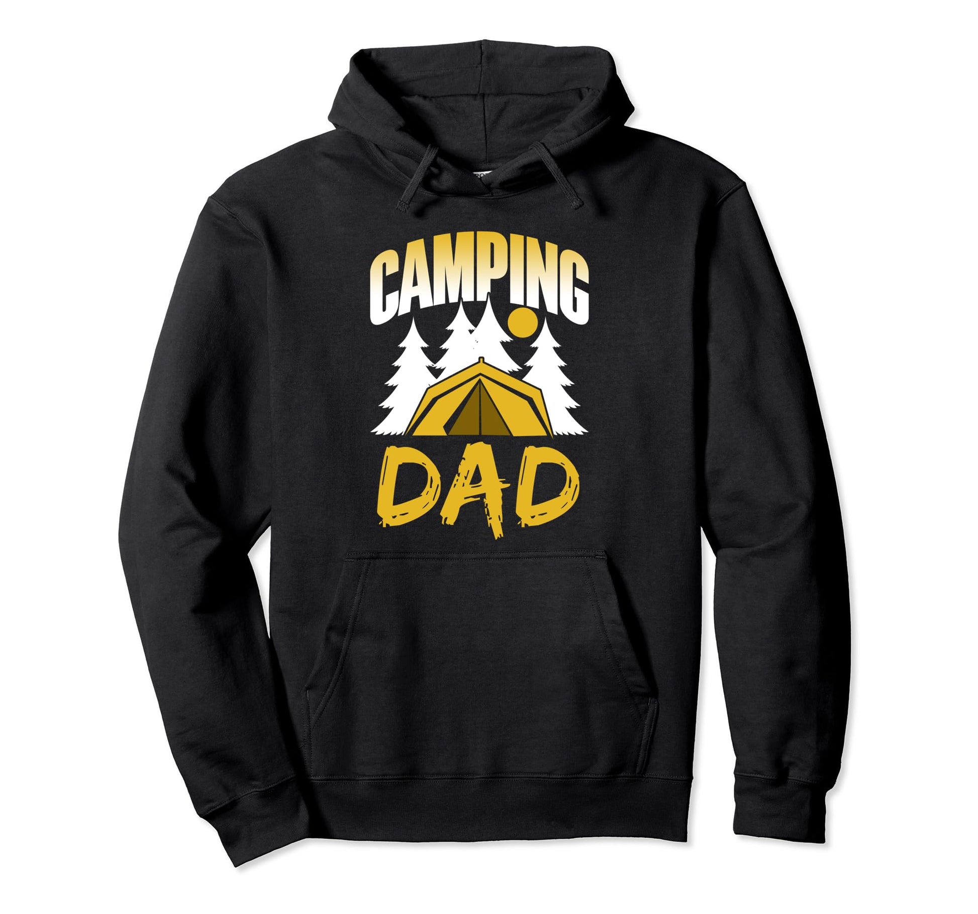 Camping Dad Campsite Campfire Camper Hoodie - Custom Art Print for Adults - T-Shirt, Sweatshirt, Hoodie
