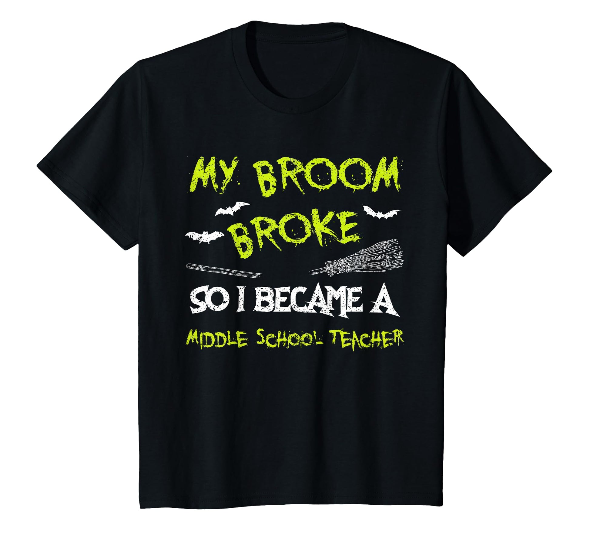 Middle School Teacher Halloween Costume T-Shirt - Graphic Print Unisex - T-Shirt, Sweatshirt, Hoodie