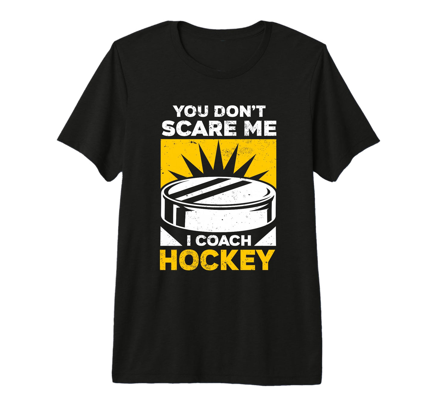 Ice Hockey Coach Dad T-Shirt - Custom Art Print Men Women - T-Shirt, Sweatshirt, Hoodie