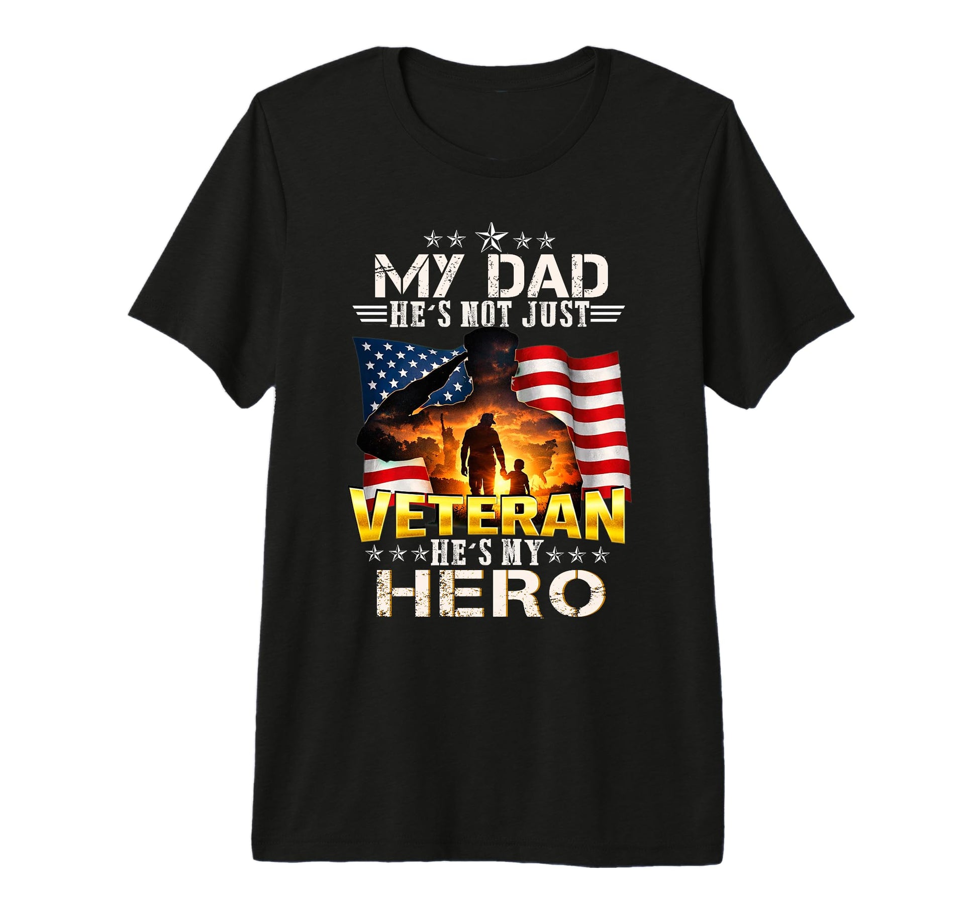 Military Family Veteran Support My Dad T-Shirt - Unique Graphic for Adults - T-Shirt, Sweatshirt, Hoodie