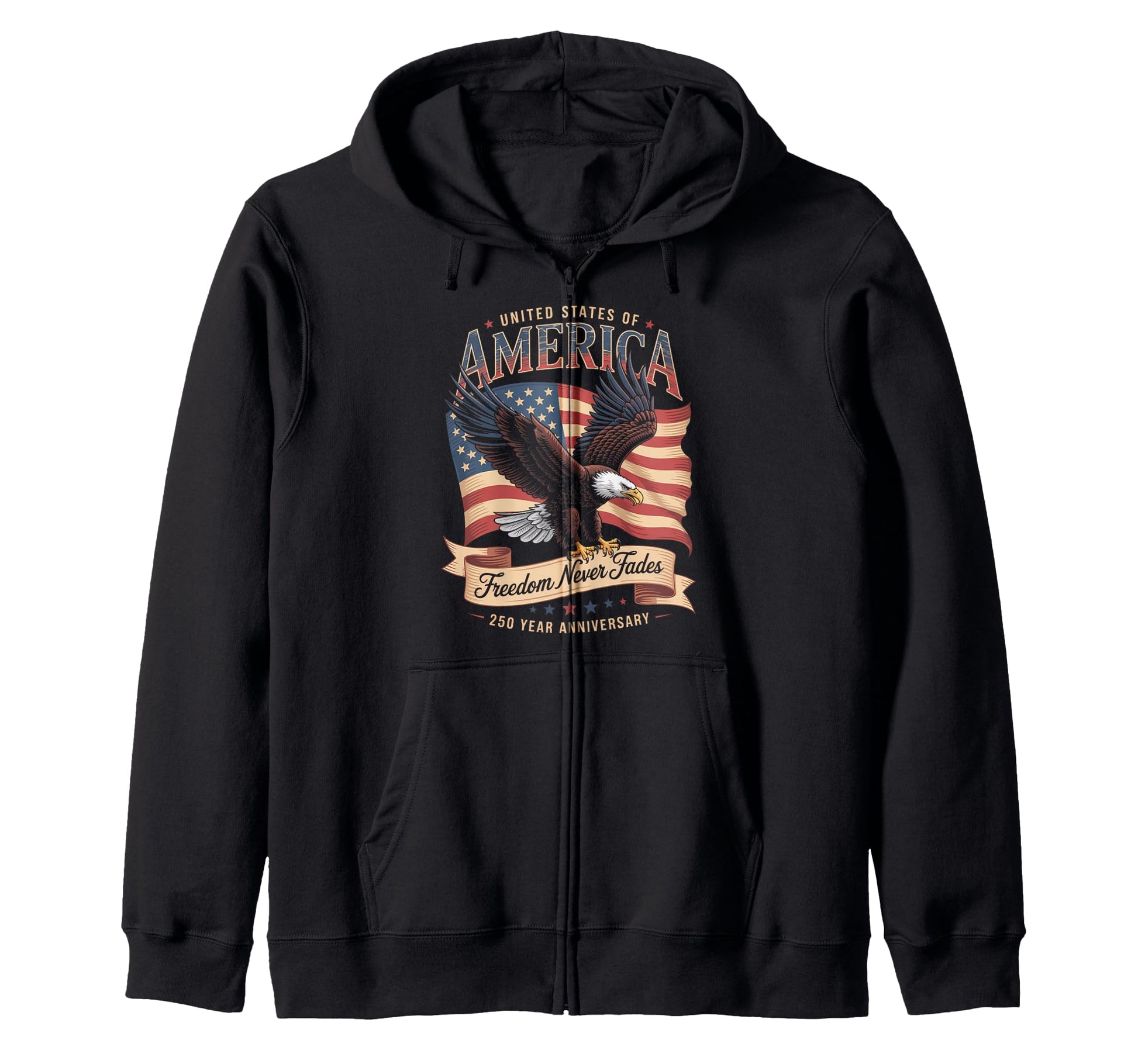 United States 250 Year Hoodie - Casual Everyday Wear for Adults - T-Shirt, Sweatshirt, Hoodie