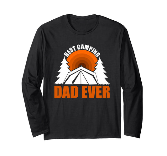 Camper Fathers Day Nature Campfire Hoodie - Trendy Graphic Men Women - T-Shirt, Sweatshirt, Hoodie